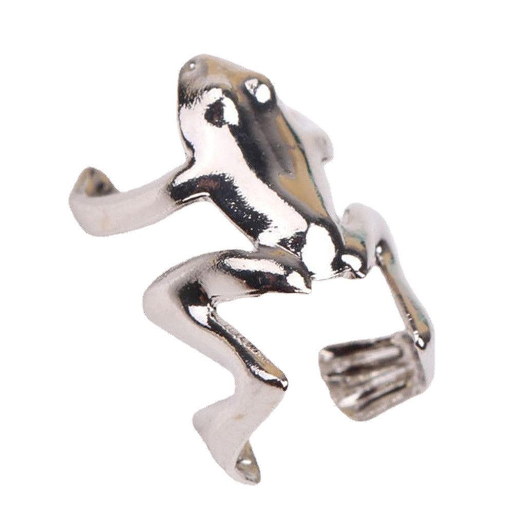 Jewelry Frog New Trend Earrings One Pairs Chrome Jewelry Size ONE SIZE - 5 Thumbnail