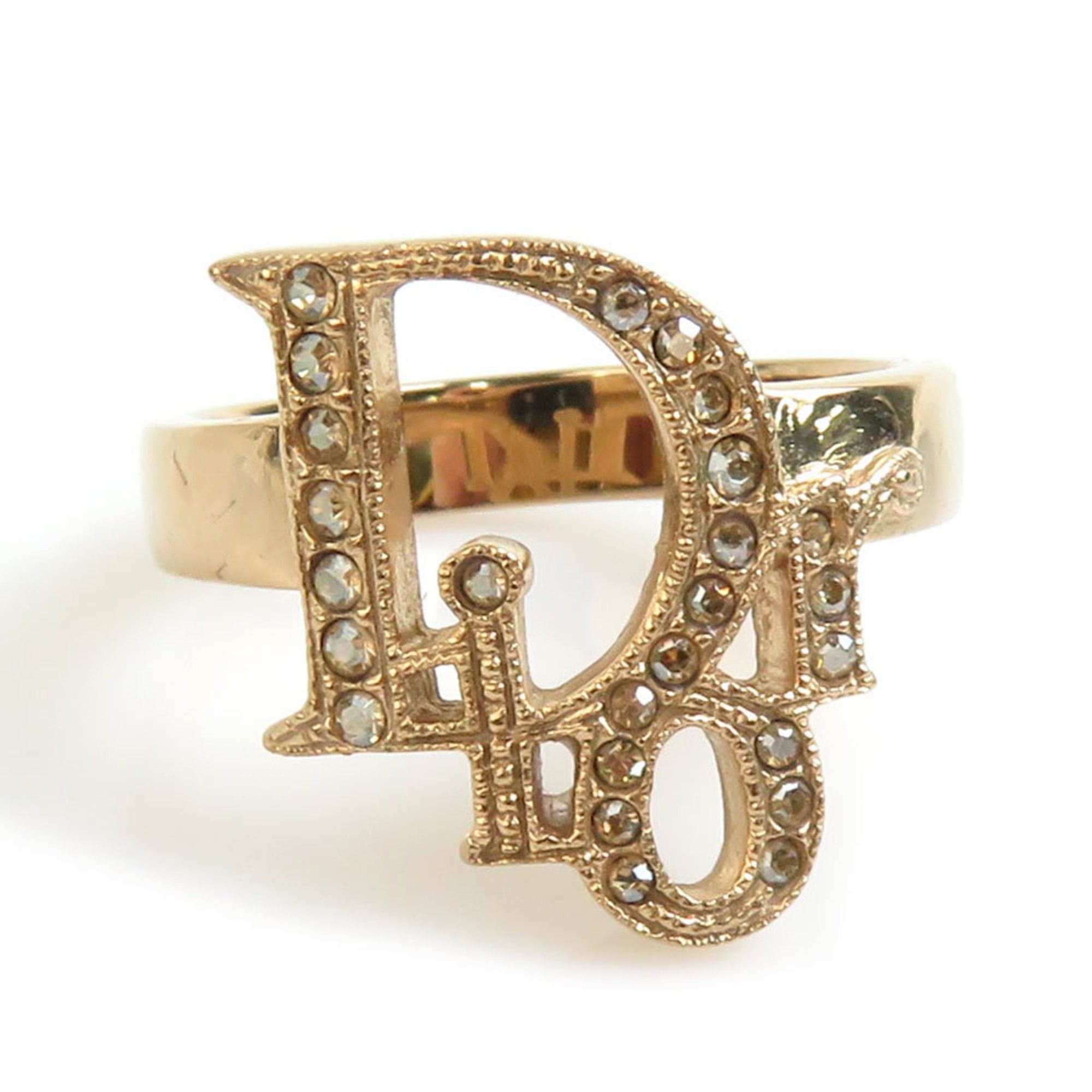 Christian Dior ring gold women's size 13 r10917g