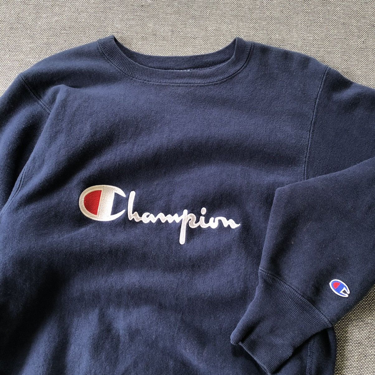 Champion CHAMPION Reverse Weave Embroidery Spellout Sweatshirt Size US M / EU 48-50 / 2 - 4 Thumbnail