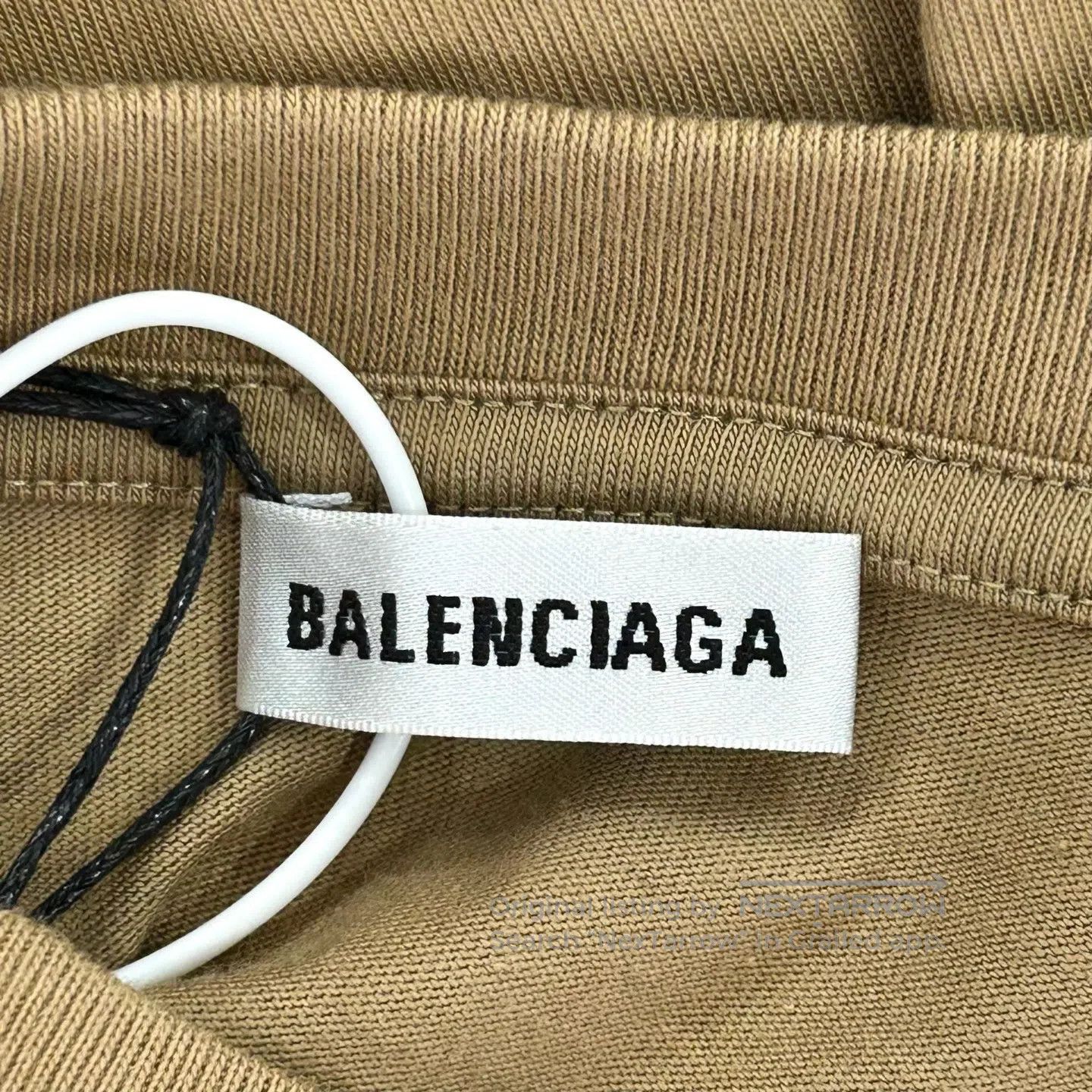 Balenciaga Balenciaga Dark Camel email-themed short-sleeved T-shirt Size XS / US 0-2 / IT 36-38 - 3 Thumbnail