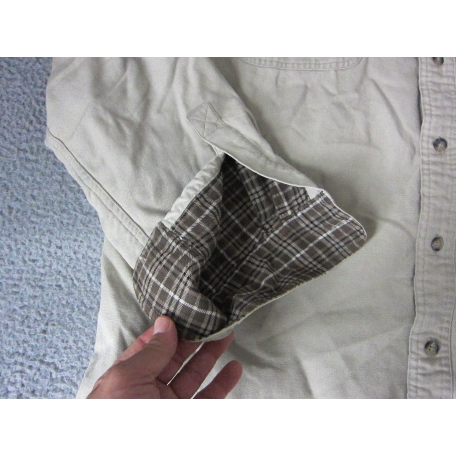 Vintage VINTAGE Field Gear Shirt Mens 2XL Brown Canvas Button-Up 80s 90s Lined Pockets Shirt Size US XXL / EU 58 / 5 - 5 Thumbnail