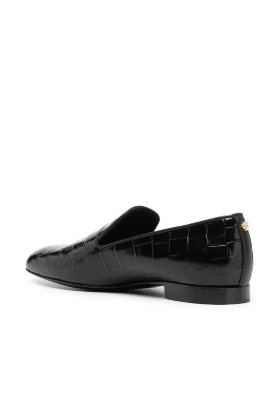 Versace Versace Croc Embossed Calfskin Smoking Slipper Size US 10.5 / EU 43-44 - 1 Thumbnail