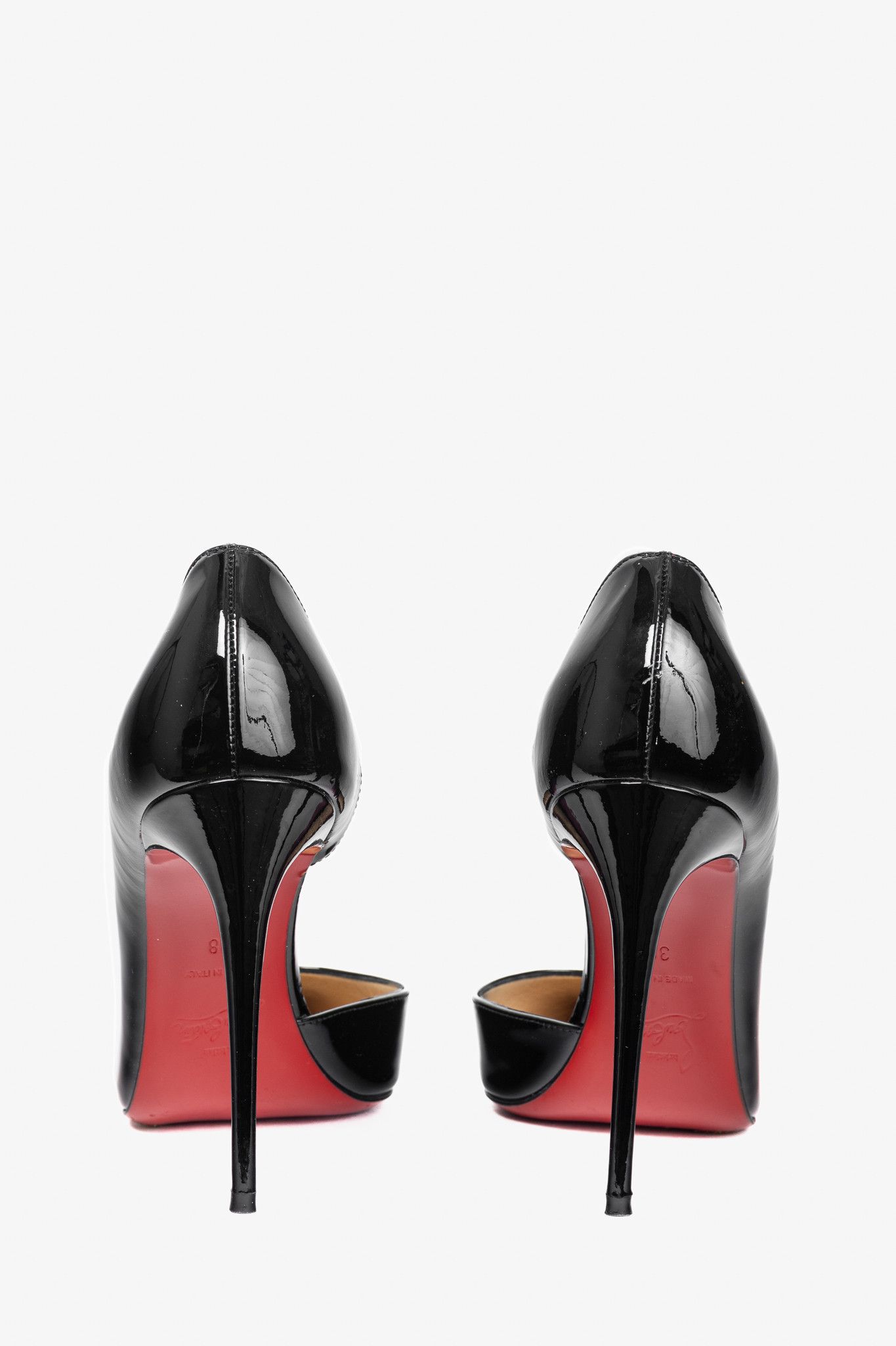 Christian Louboutin Christian Louboutin Iriza Patent Pointed Toe d'Orsay Pumps Size US 7.5 / IT 37.5 - 3 Thumbnail