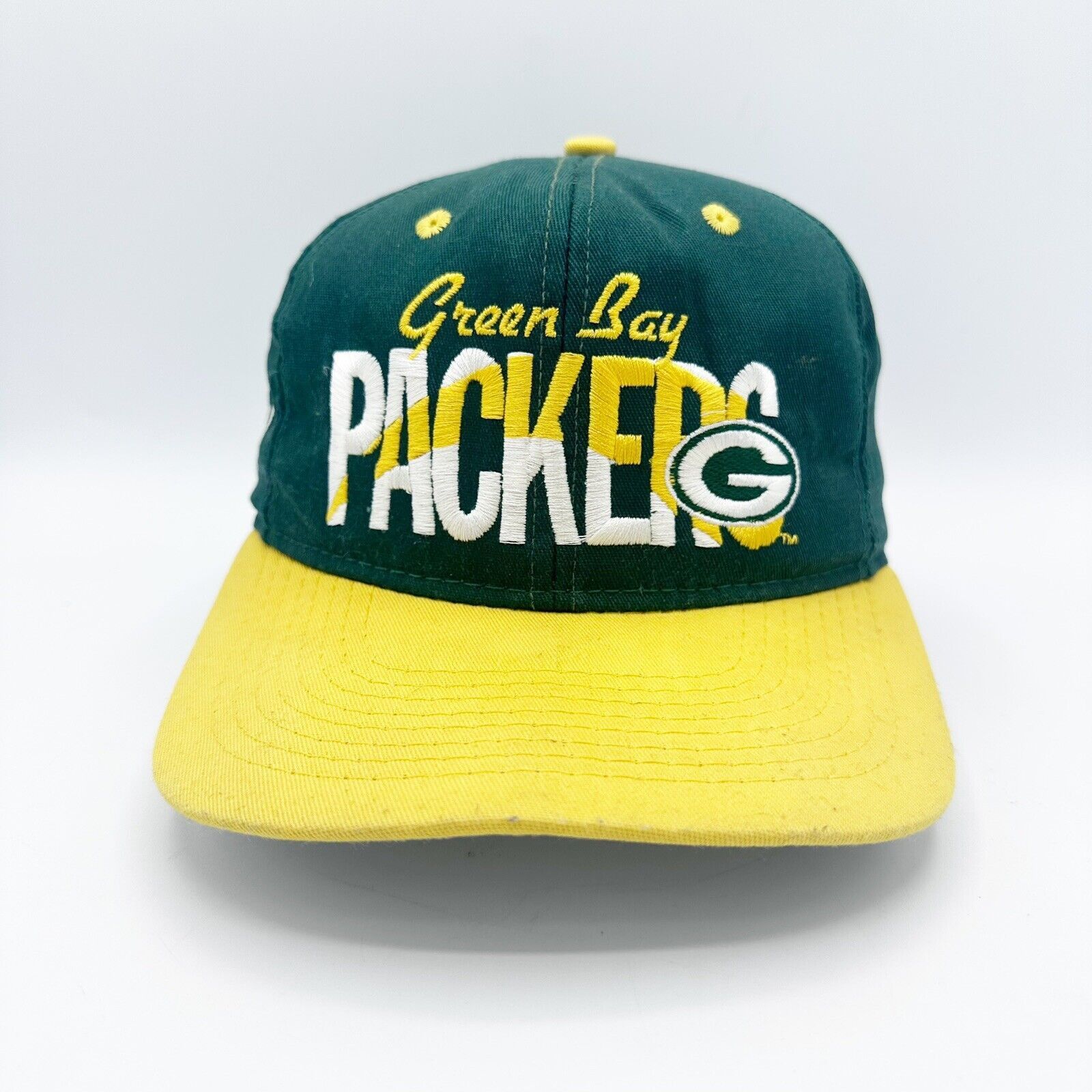 NFL × Vintage Vintage Green Bay Packers Hat Snapback OSFA #1 Apparel NFL Size ONE SIZE - 2 Thumbnail