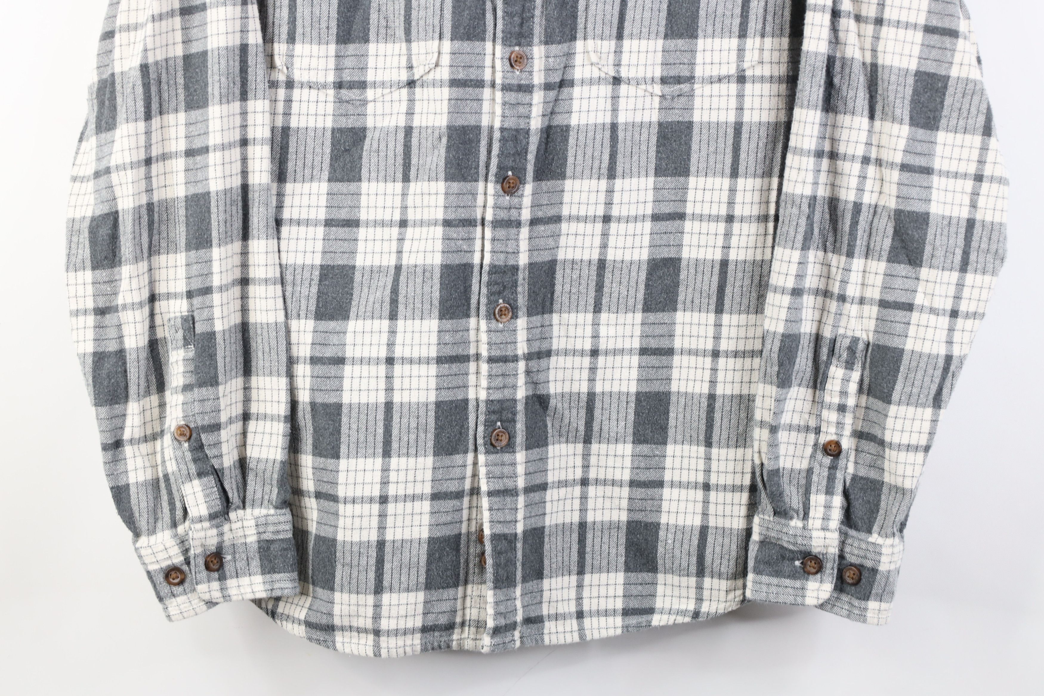 Eddie Bauer Vintage Eddie Bauer Heavyweight Collared Button Shirt Plaid Size US L / EU 52-54 / 3 - 3 Thumbnail