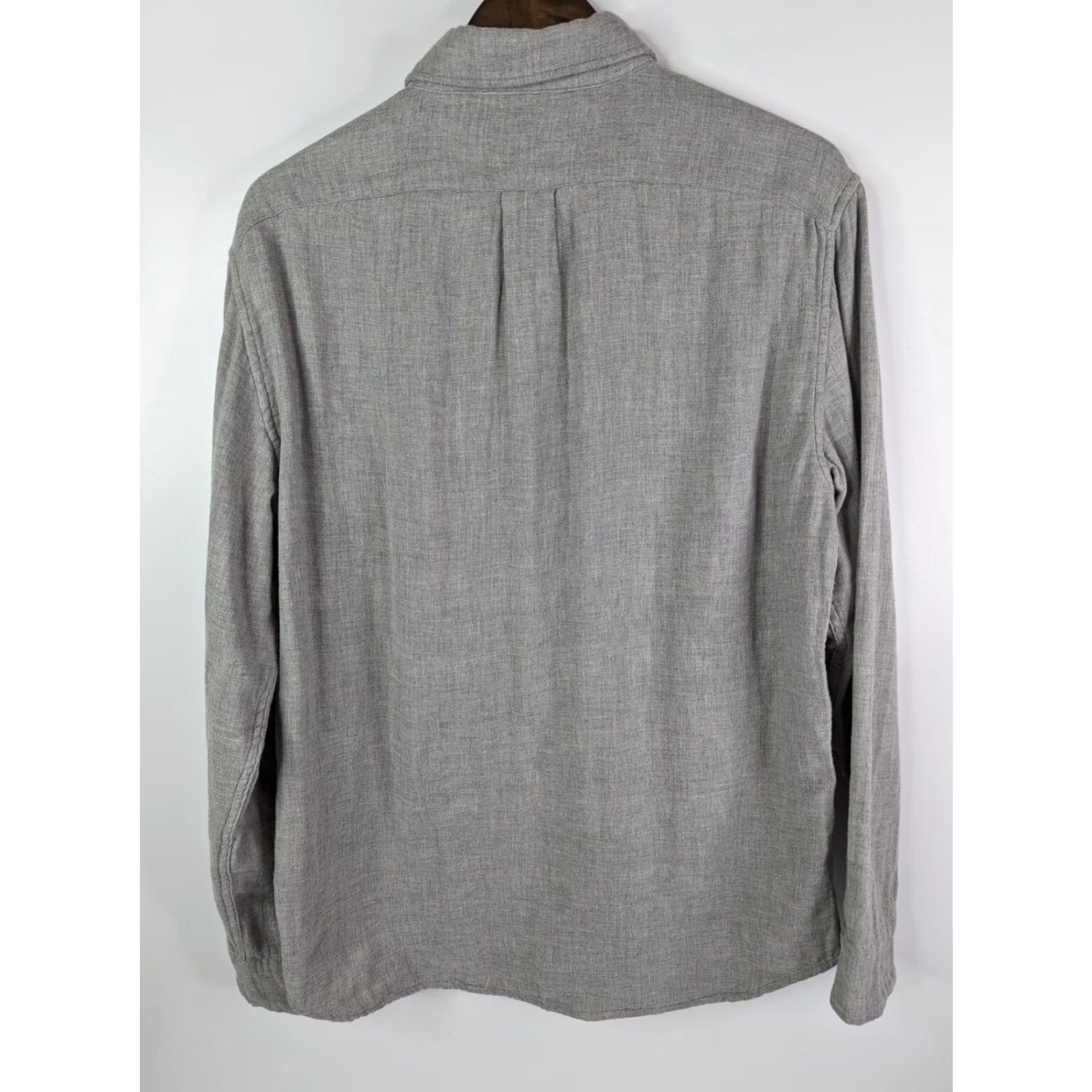 J.Crew J.CREW Shirt Button-Down Long Sleeve Gray Slim Plaid Cotton Modern Classic Men Large Size US L / EU 52-54 / 3 - 4 Thumbnail