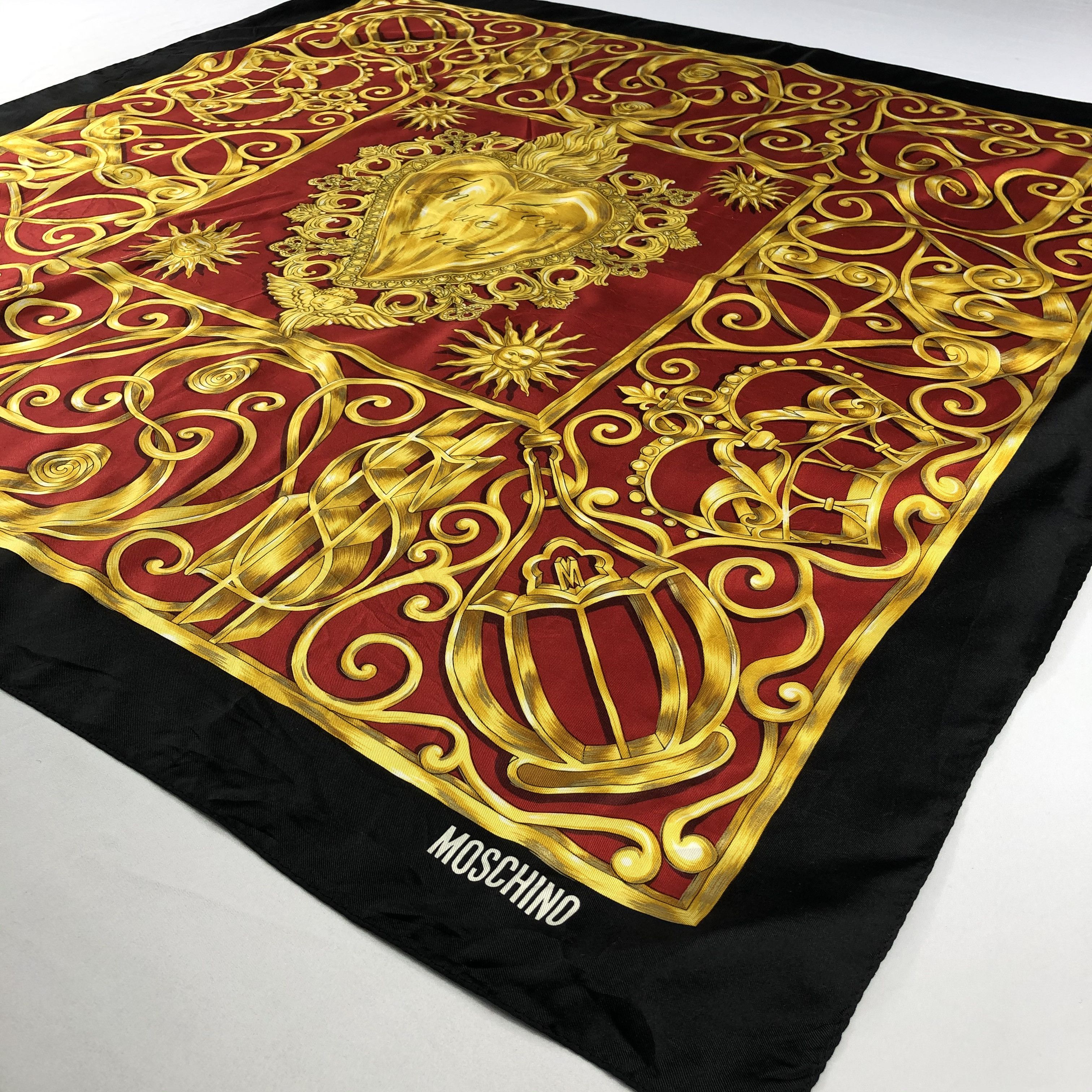Vintage Vintage Moschino Silk Scarf Size ONE SIZE - 3 Thumbnail