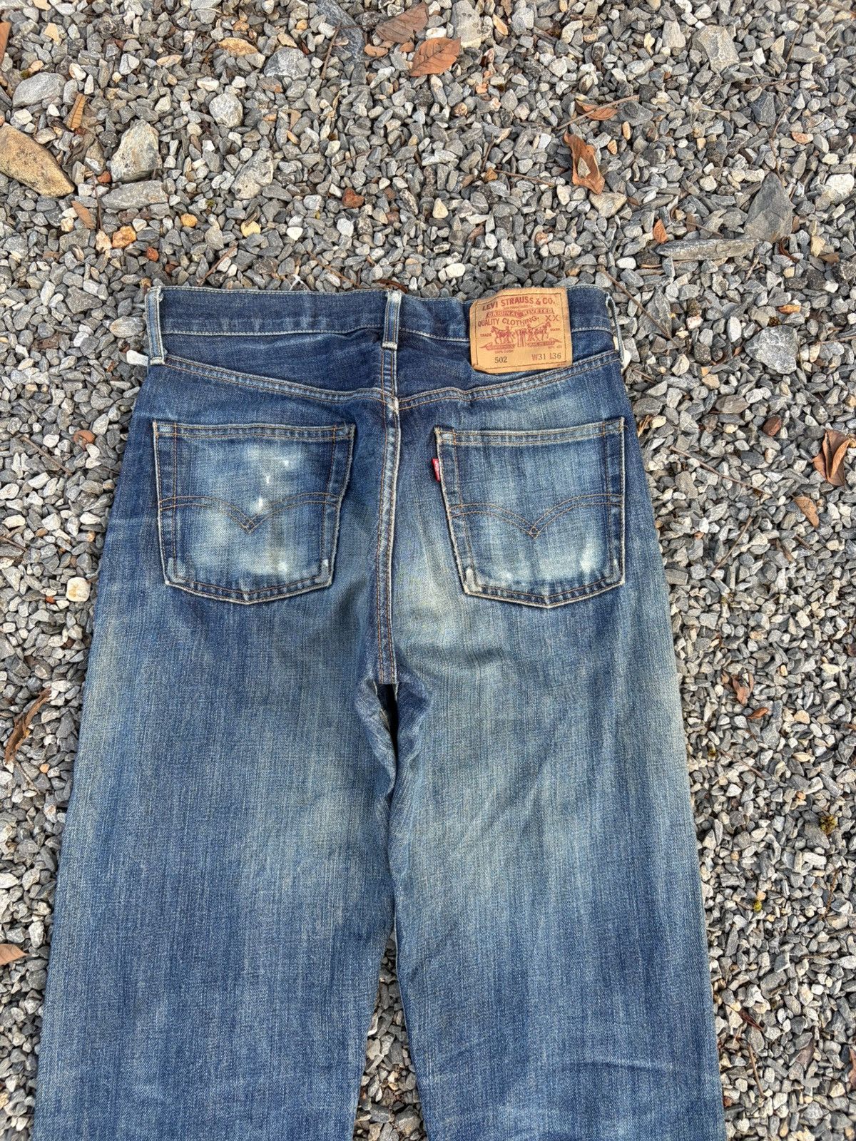 Kapital VINTAGE LEVIS 502 BIG E SELVEDGE RUSTY DISTRESSED DENIM Size US 30 / EU 46 - 7 Thumbnail