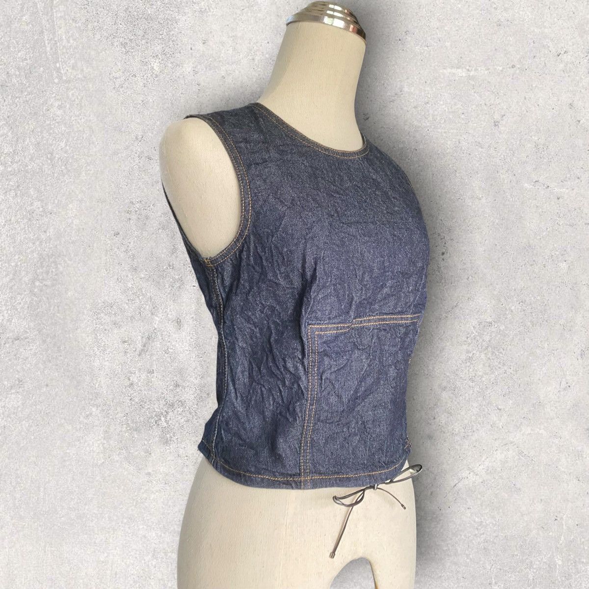 Gucci SS00 Denim Top By Tom Ford Size S / US 4 / IT 40 - 3 Thumbnail