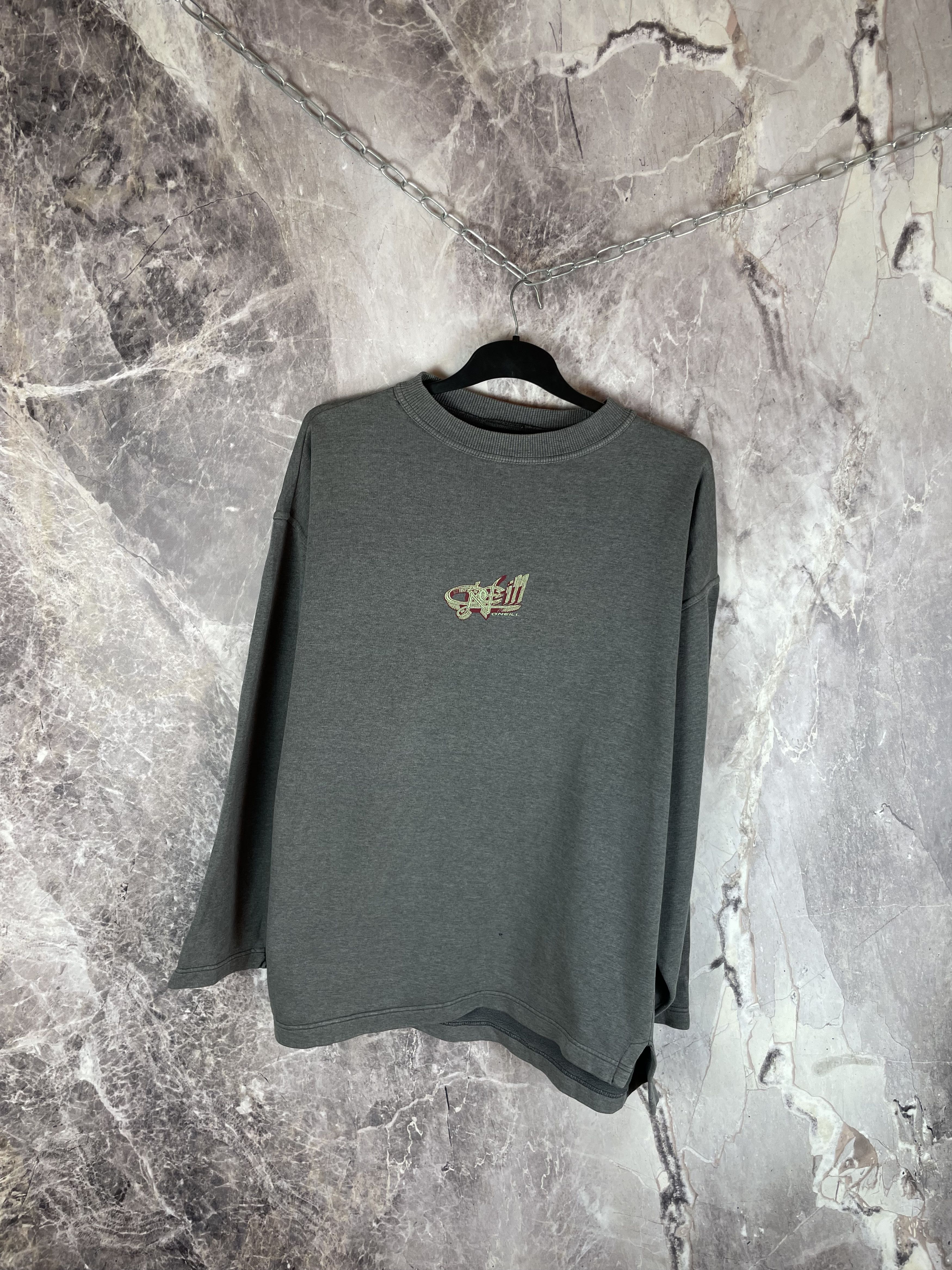 O'Neill Vintage O’Neil 90s Y2K Surf Big Logo Sweatshirt Size US L / EU 52-54 / 3 - 2 Thumbnail