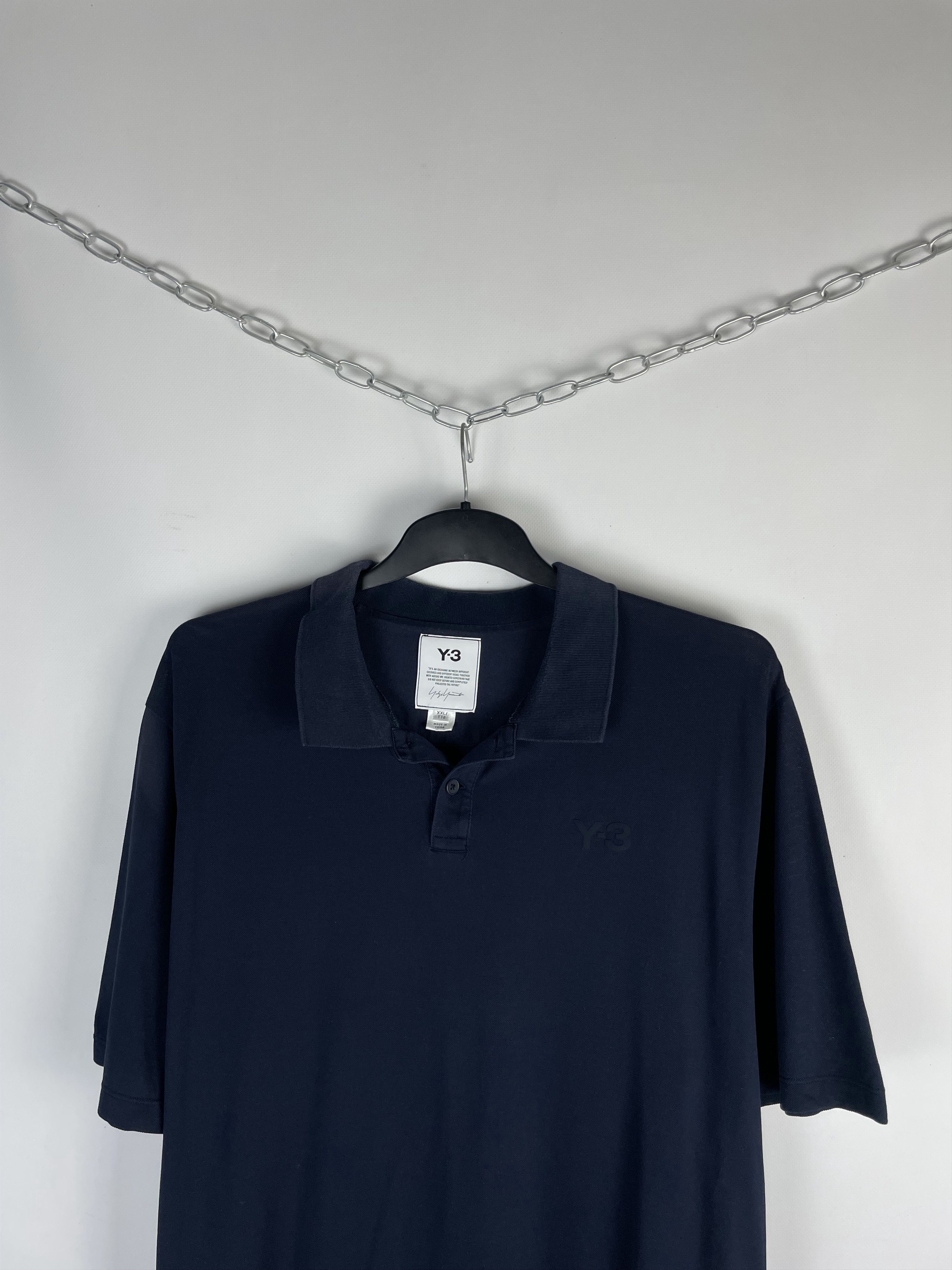 Adidas × Y-3 × Yohji Yamamoto Y-3 YOHJI YAMAMOTO ADIDAS POLO SHIRT Size US XXL / EU 58 / 5 - 3 Thumbnail