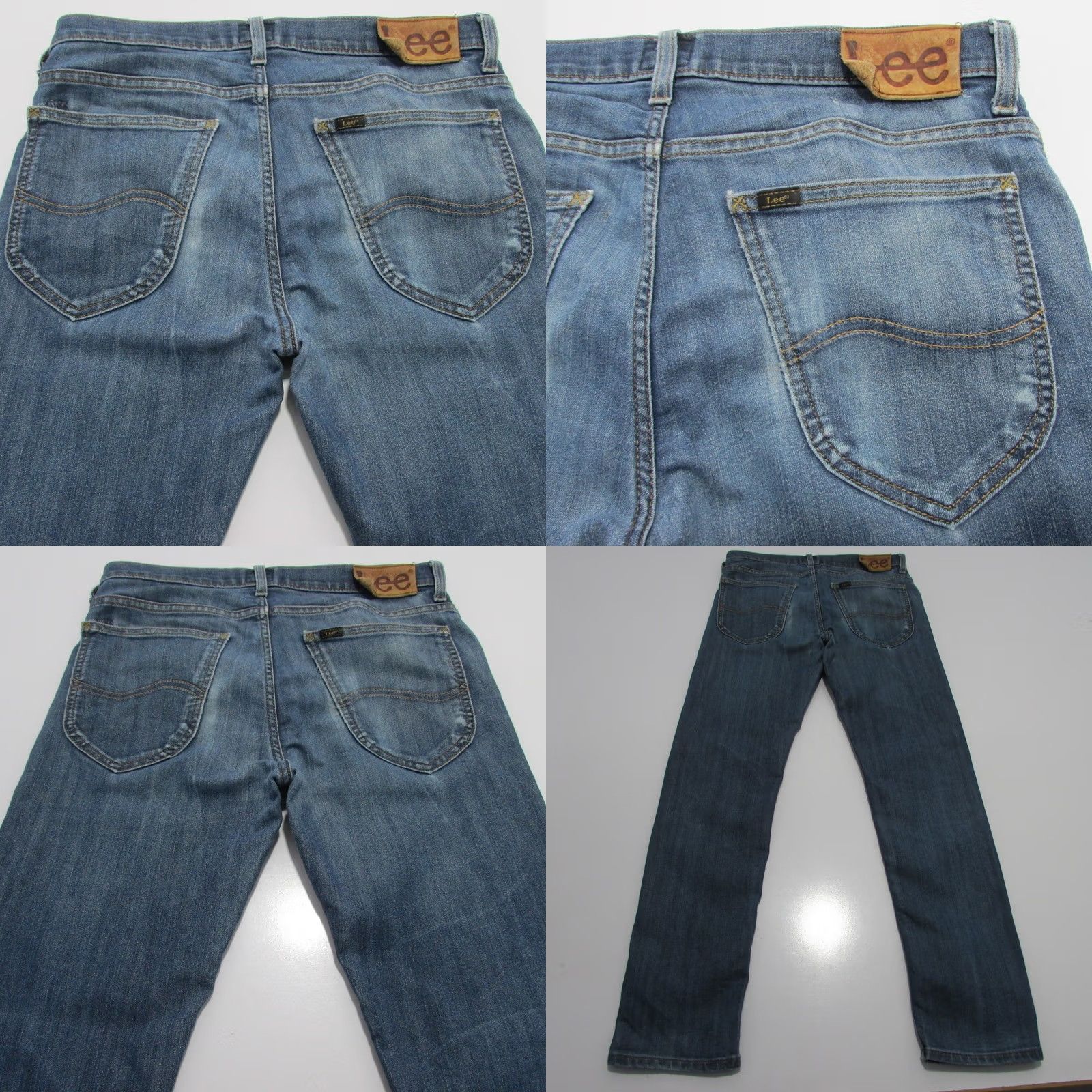 Lee Lee DAREN ZIP FLY Stretch Men’s Slim Fit Skinny Jeans Blue W 31 / L30 REF Y07083 Size US 31 - 8 Thumbnail