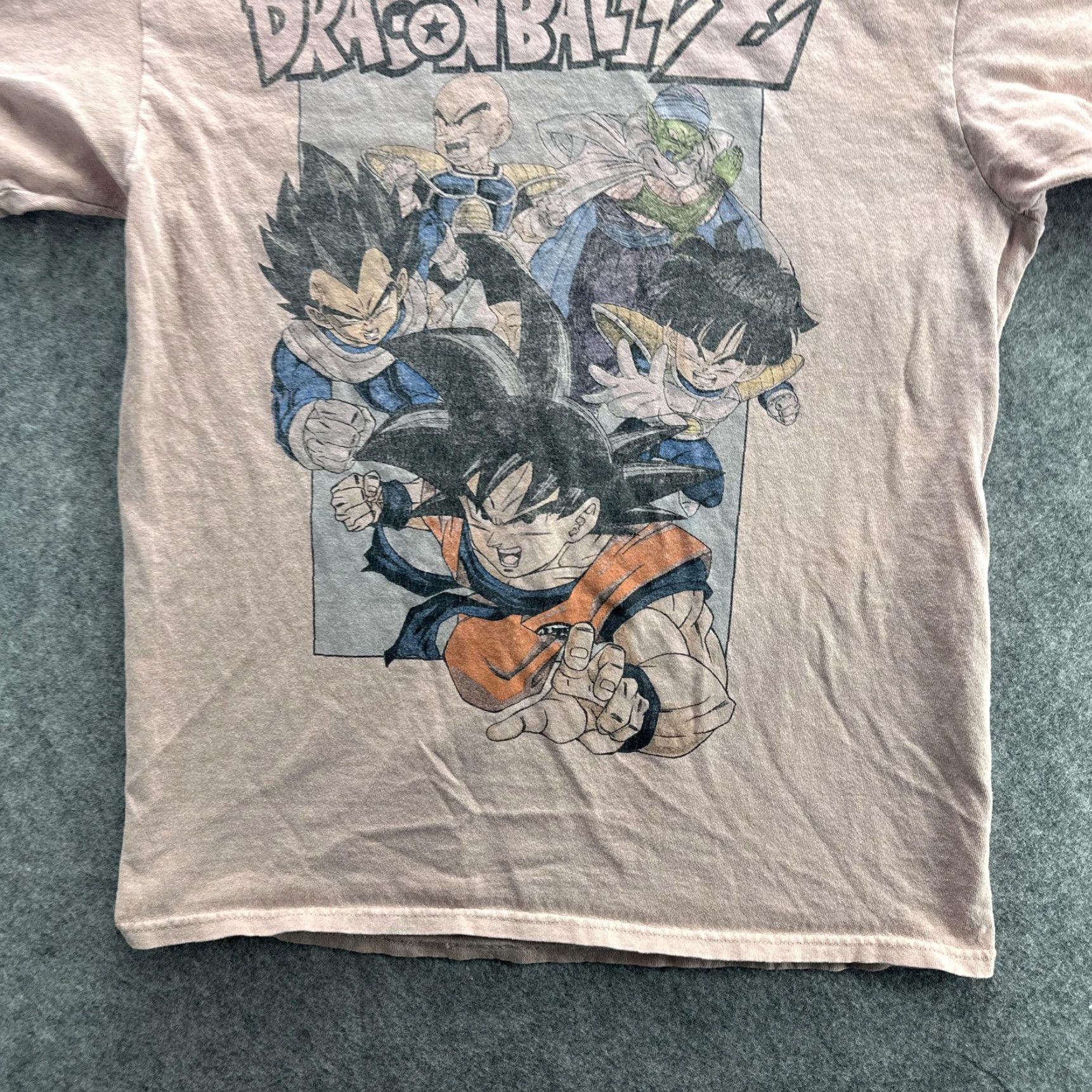Vintage Dragon Ball Z Shirt Mens M Pink Anime Goku Vegeta Piccolo Crew Tee Graphic Size US M / EU 48-50 / 2 - 4 Thumbnail