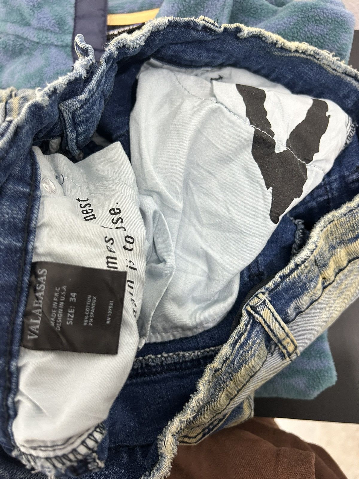 Valabasas VALABASAS STACKED DENIM JEANS Size US 34 / EU 50 - 8 Thumbnail