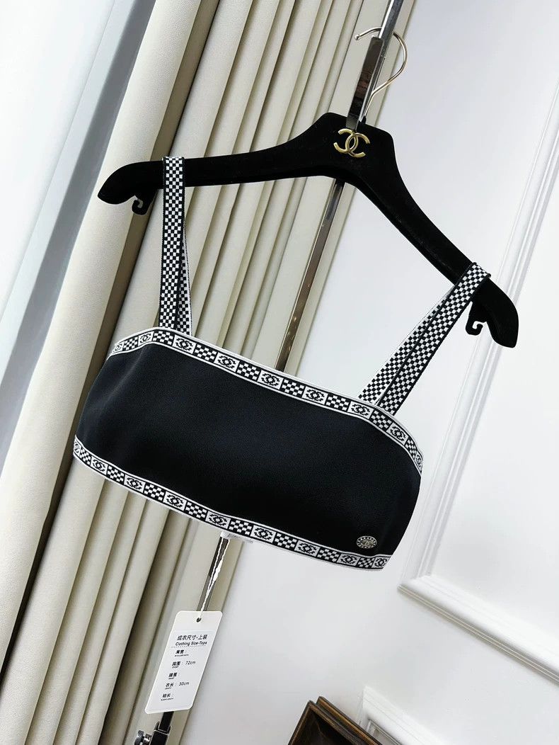 Chanel Chanel 23c early spring chessboard logo suspender Size XS / US 0-2 / IT 36-38 - 9 Thumbnail
