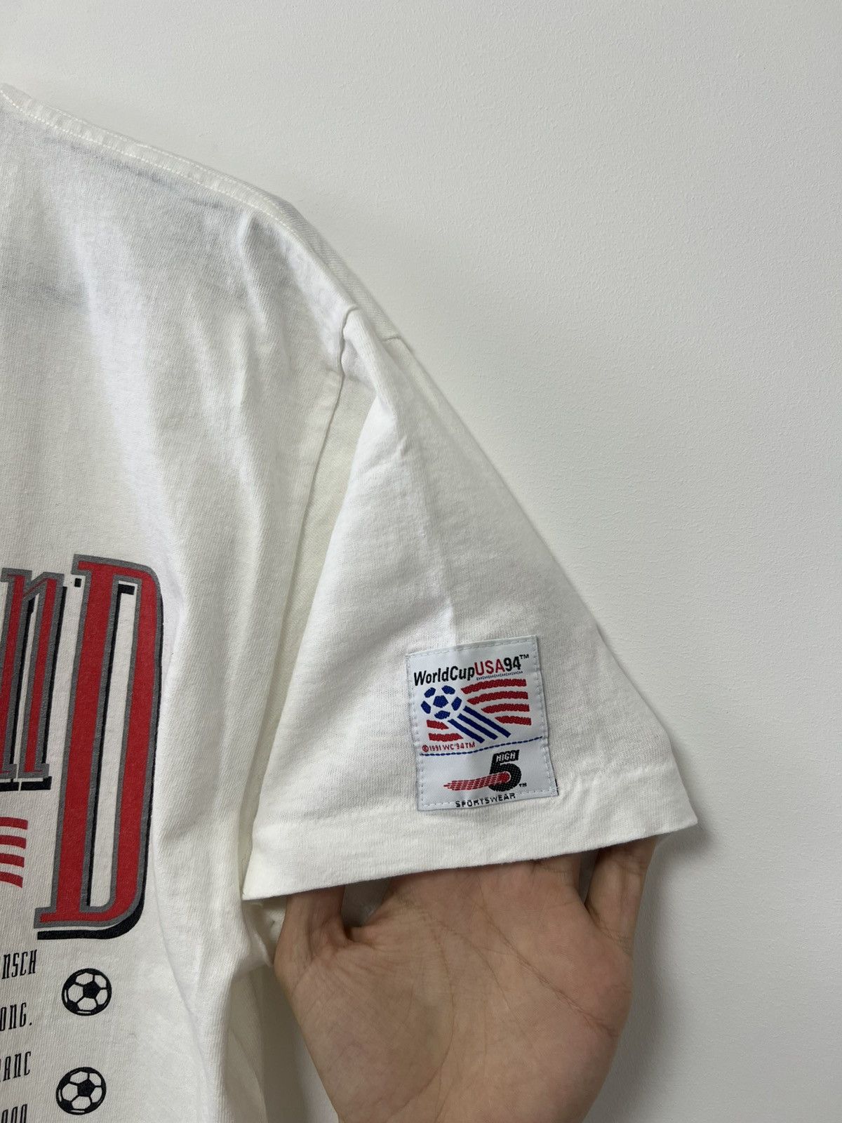 Vintage Switzerland 1991 World Cup USA 1994 T shirt Swiss Tee Sz L Size US L / EU 52-54 / 3 - 17 Thumbnail