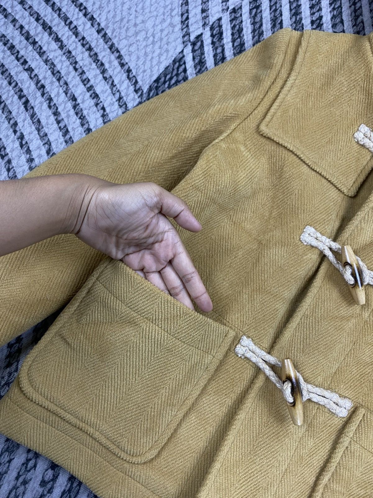 ADAM ET ROPE Vintage Adam Et Rope Wool Blend With Toggle Duffle Coat Size US S / EU 44-46 / 1 - 7 Thumbnail