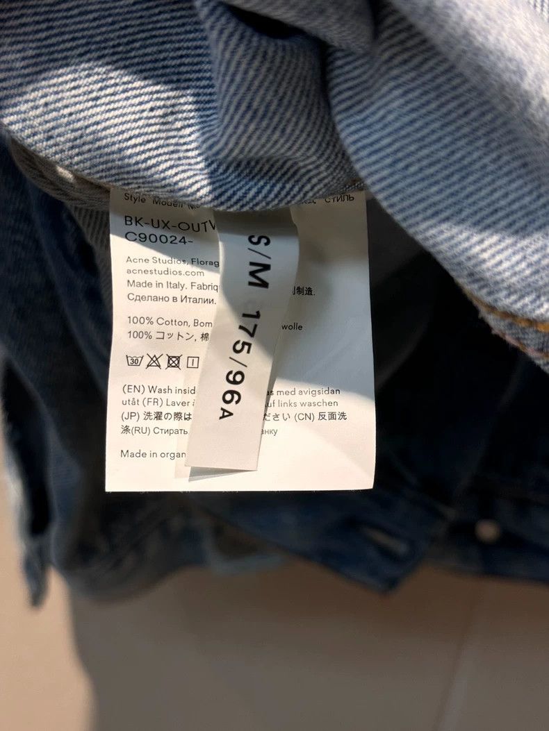 Acne Studios Acne Studios Washed denim silhouette denim jacket Size US M / EU 48-50 / 2 - 6 Thumbnail
