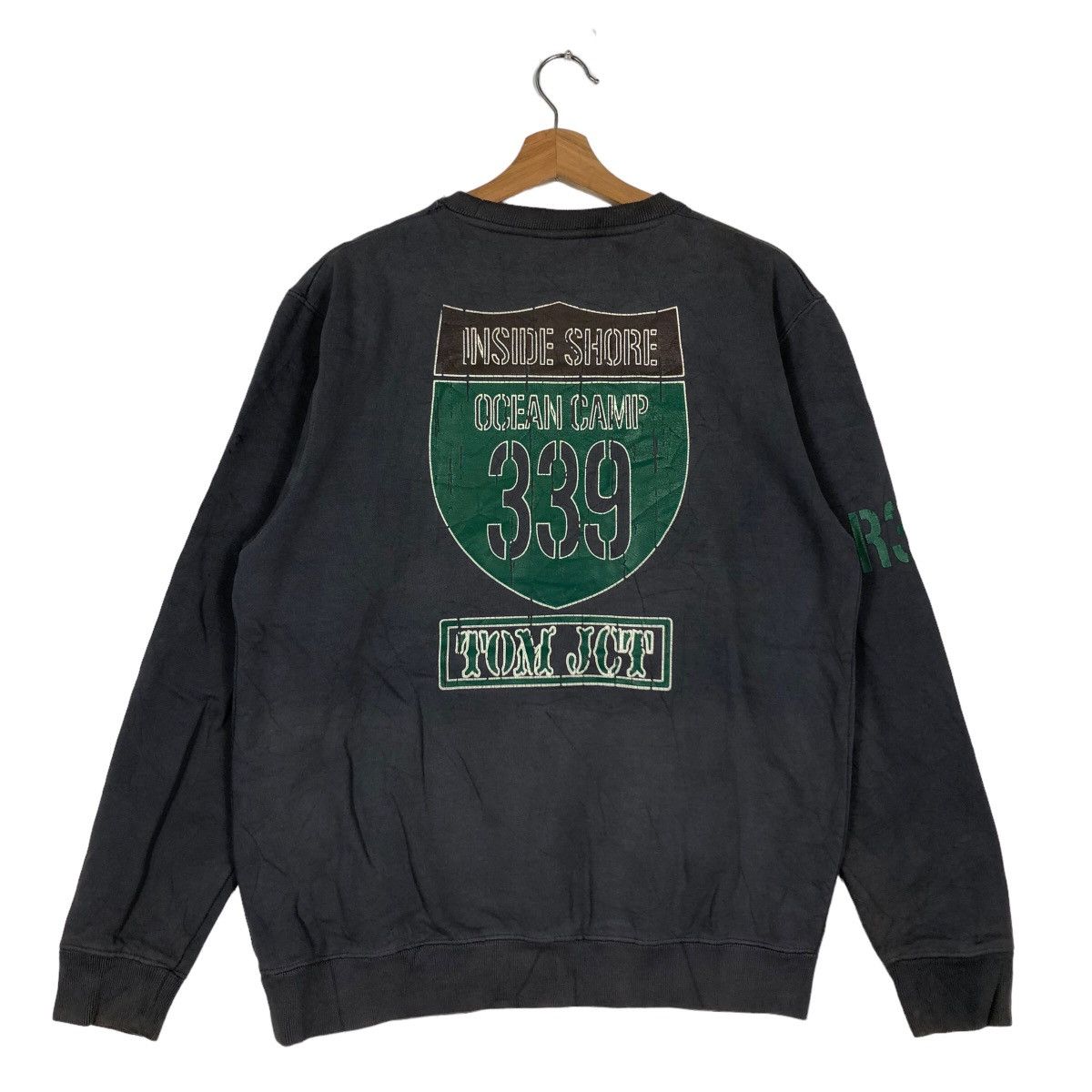 Japanese Brand 🔥Vintage Racing Sweatshirt Tom JCT Big Logo Spell Out Size US M / EU 48-50 / 2 - 8 Thumbnail