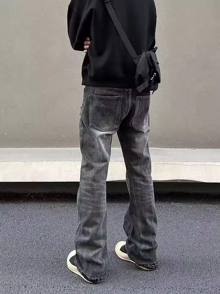 Jean Distressed Denim Jeans – Slim Fit – Ripped Detailing Size US 30 / EU 46 - 4 Thumbnail
