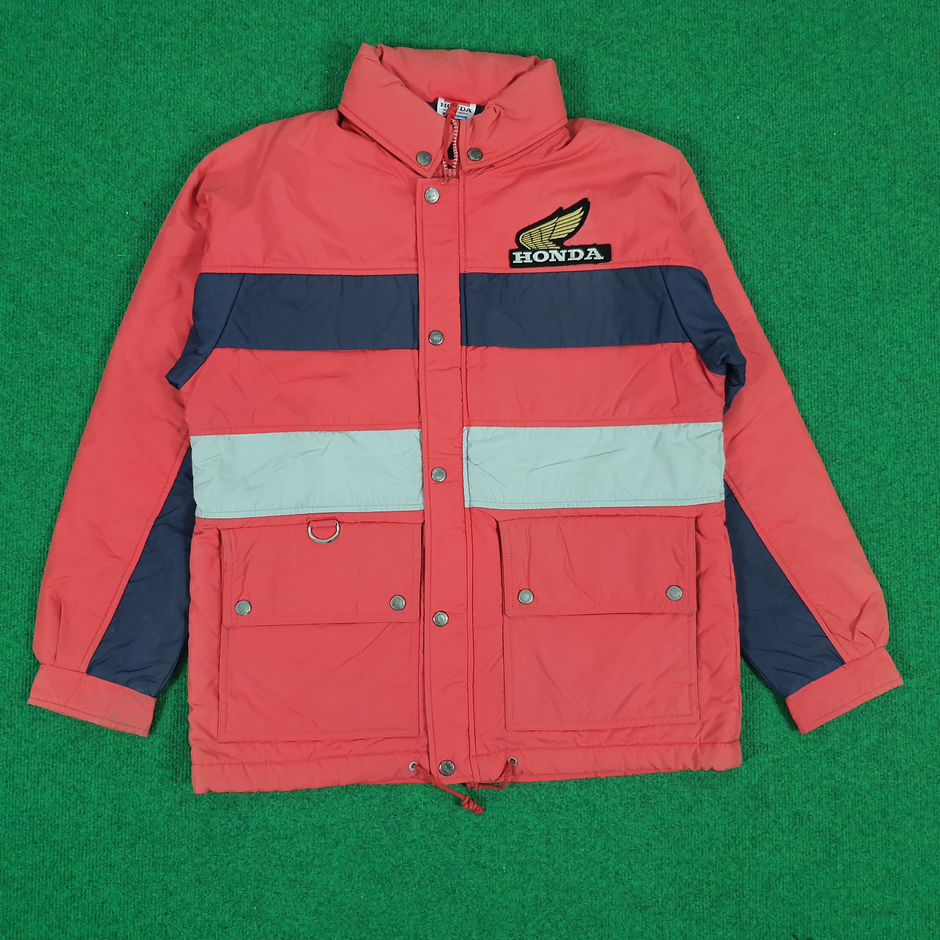 Honda × Japanese Brand × Vintage Vintage HONDA by Descente 90s Japanese Bike Jacket Size US M / EU 48-50 / 2 - 1 Thumbnail