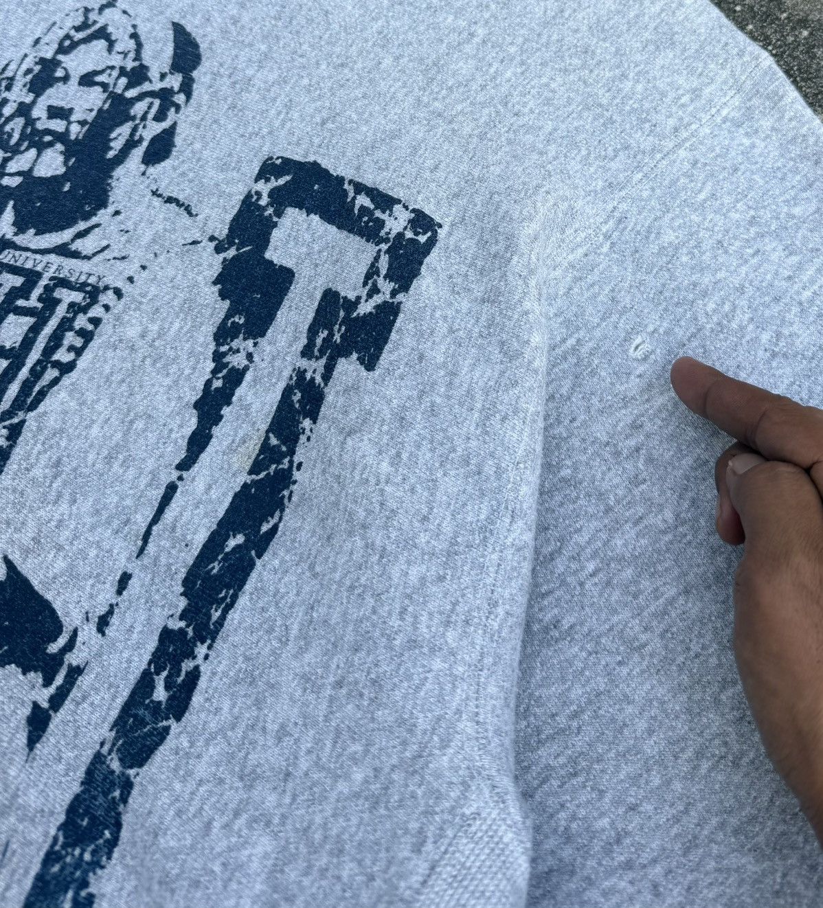 Vintage Vintage 80s University Athletic Society Baggy Sweatshirt Size US L / EU 52-54 / 3 - 10 Thumbnail