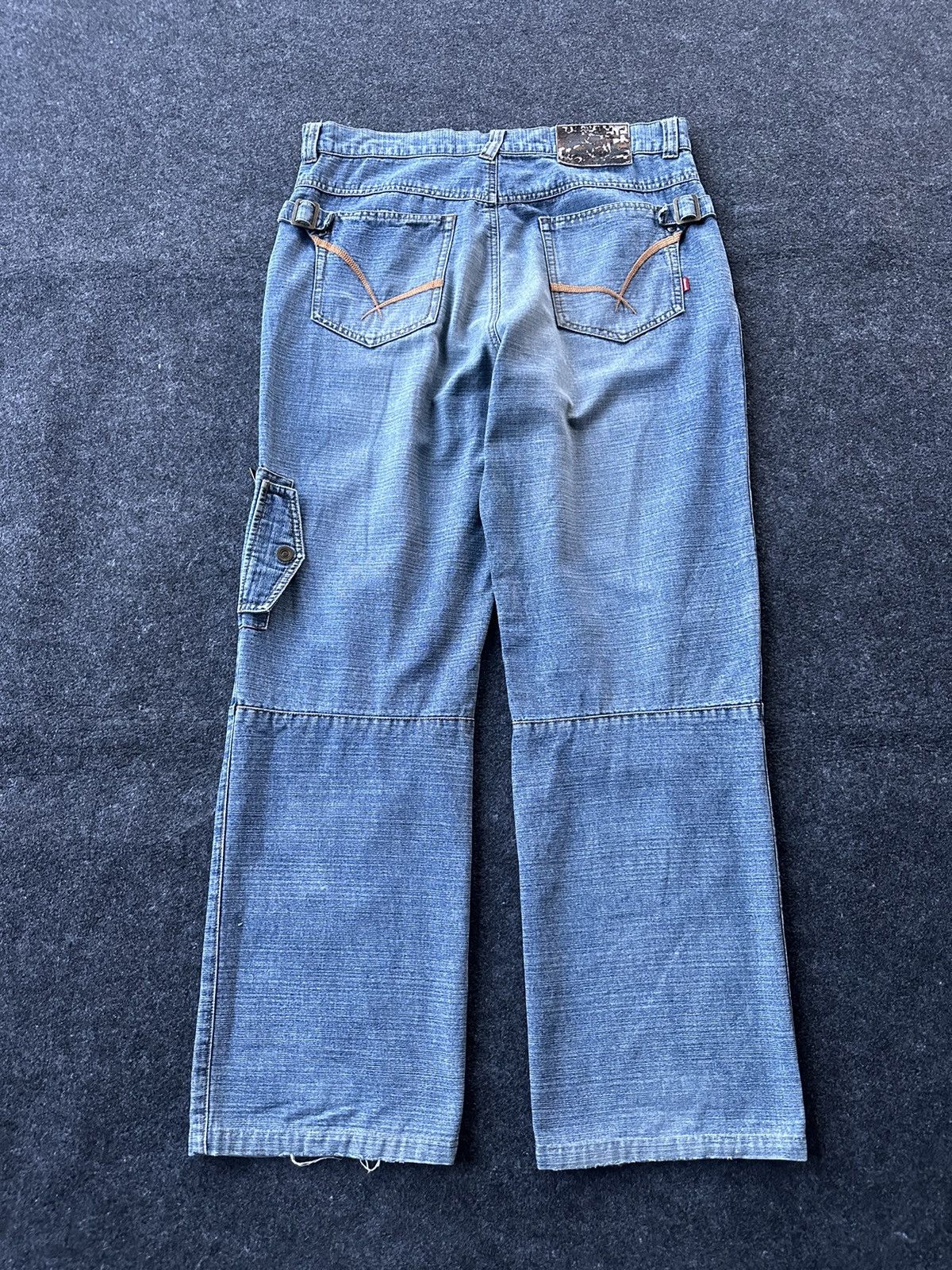 Dogtown × JNCO × Vintage Vintage Kissmark Baggy Loose Denim D233 Size US 34 / EU 50 - 2 Thumbnail
