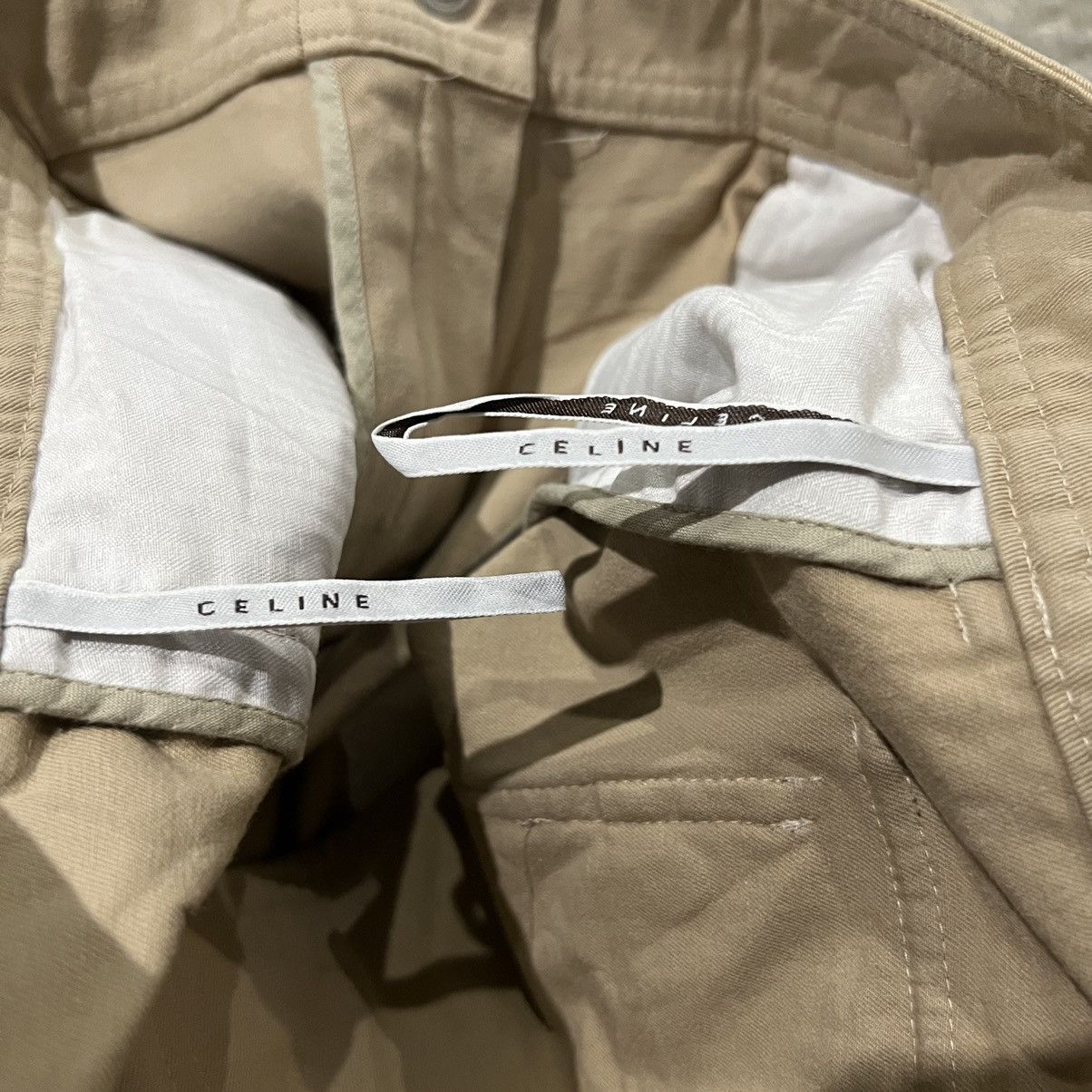 Celine Celine Fatigue Bottom Leg Zip Pants Size US 33 - 9 Thumbnail