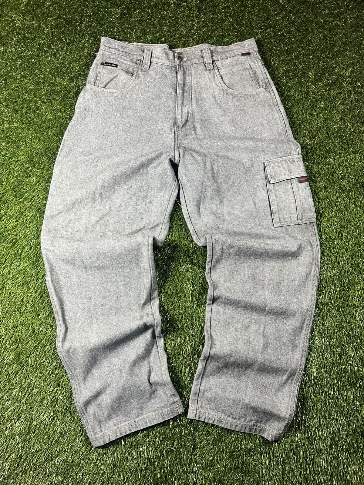 Fubu Vintage 90s Fubu Baggy Carpenter Carpenter Fall Work Pants Size US 36 / EU 52 - 2 Thumbnail