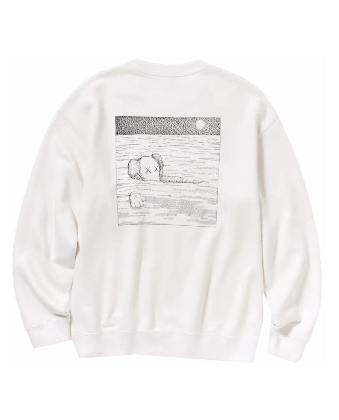 Kaws × Uniqlo Kaws Uniqlo Long Sleeve Sweatshirt Asia Sizing Size US L / EU 52-54 / 3 - 3 Thumbnail