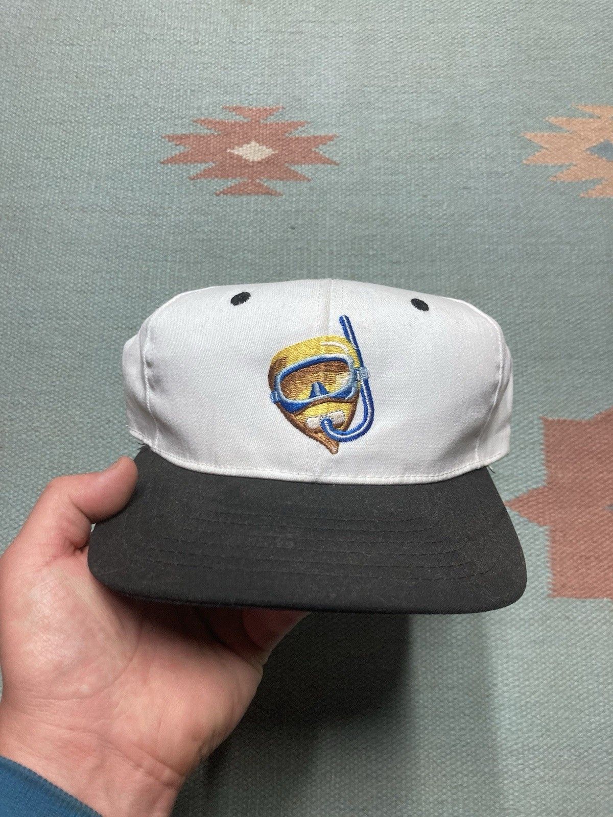 New Era × Vintage SnapBack hat cap dupont basis gold scuba snorkel made USA Size ONE SIZE - 2 Thumbnail