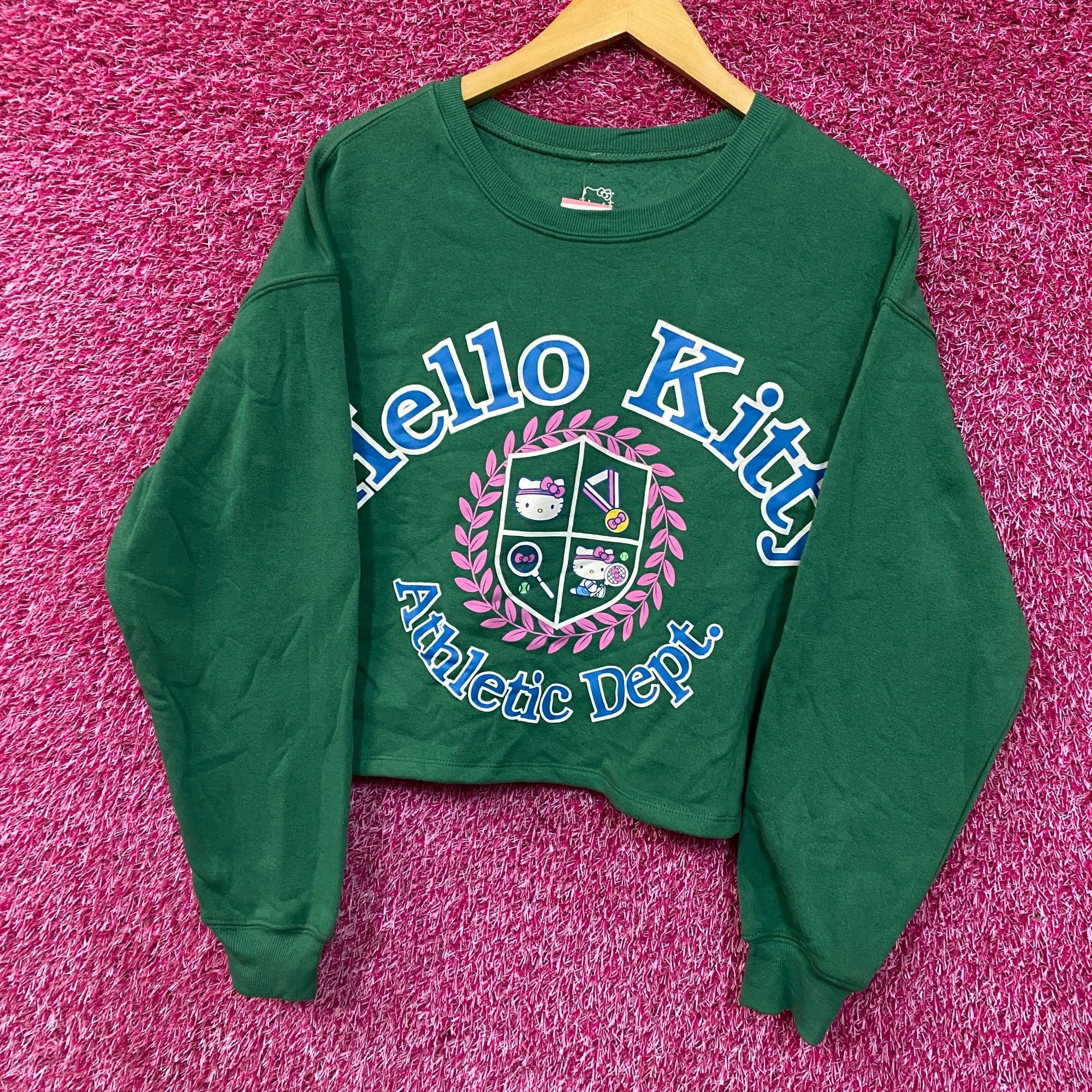 Other Hello Kitty Athletic Dept Crop Top Sweater size Large Size L / US 10 / IT 46 - 3 Thumbnail