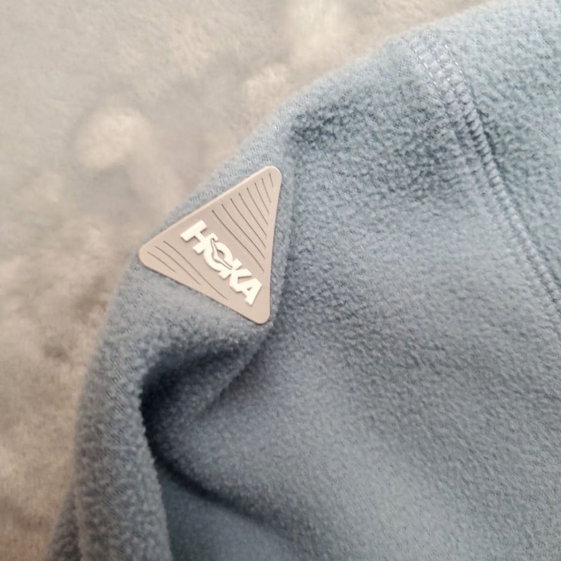 Vintage Hoka One Fleece Pullover Womens Medium Blue Long Sleeve Casual Top Thumb Holes Size M / US 6-8 / IT 42-44 - 4 Thumbnail