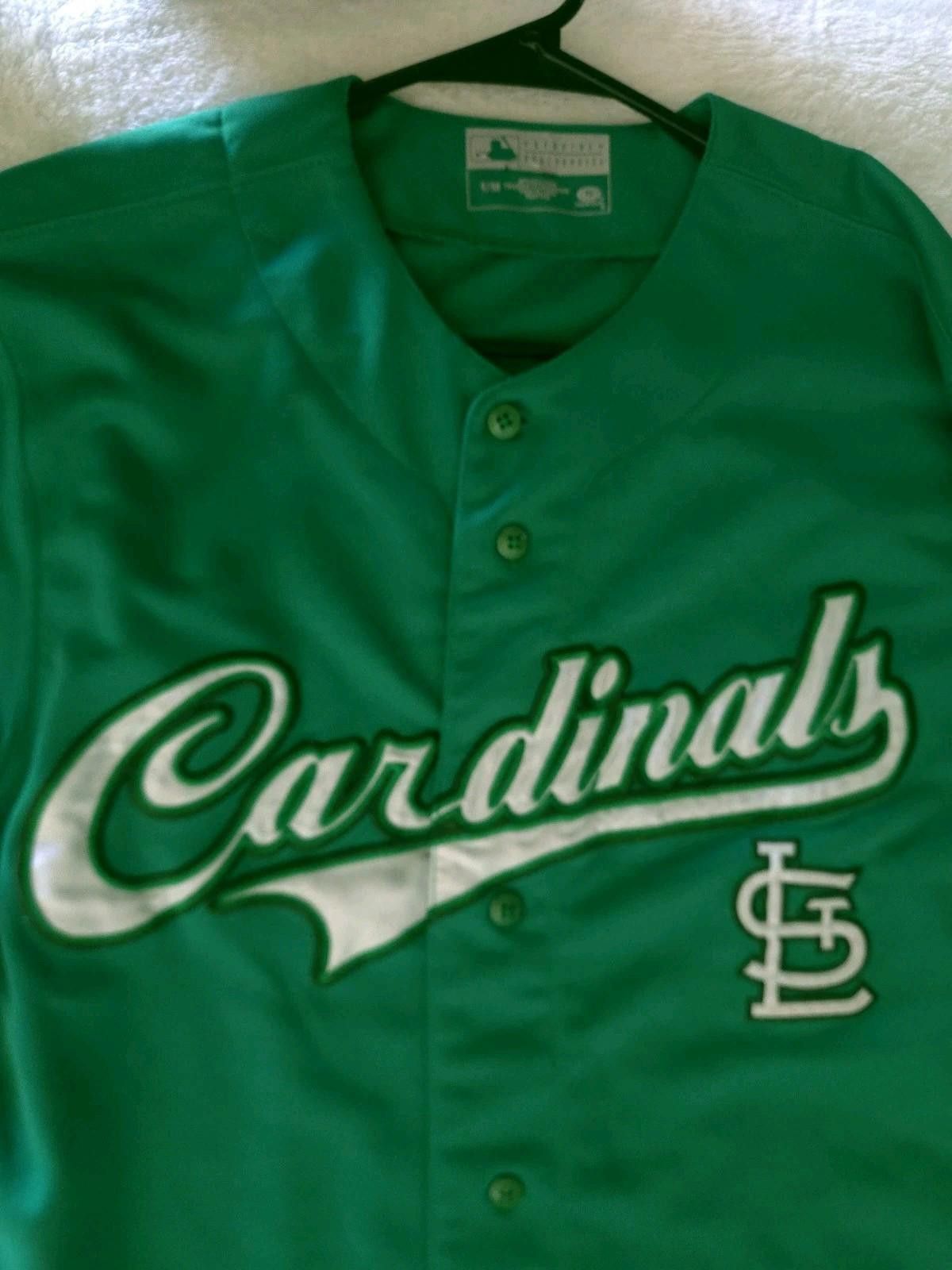 Other Vtg St. Louis Cardinals Jersey St. Patricks Baseball SEWN Size US M / EU 48-50 / 2 - 9 Thumbnail