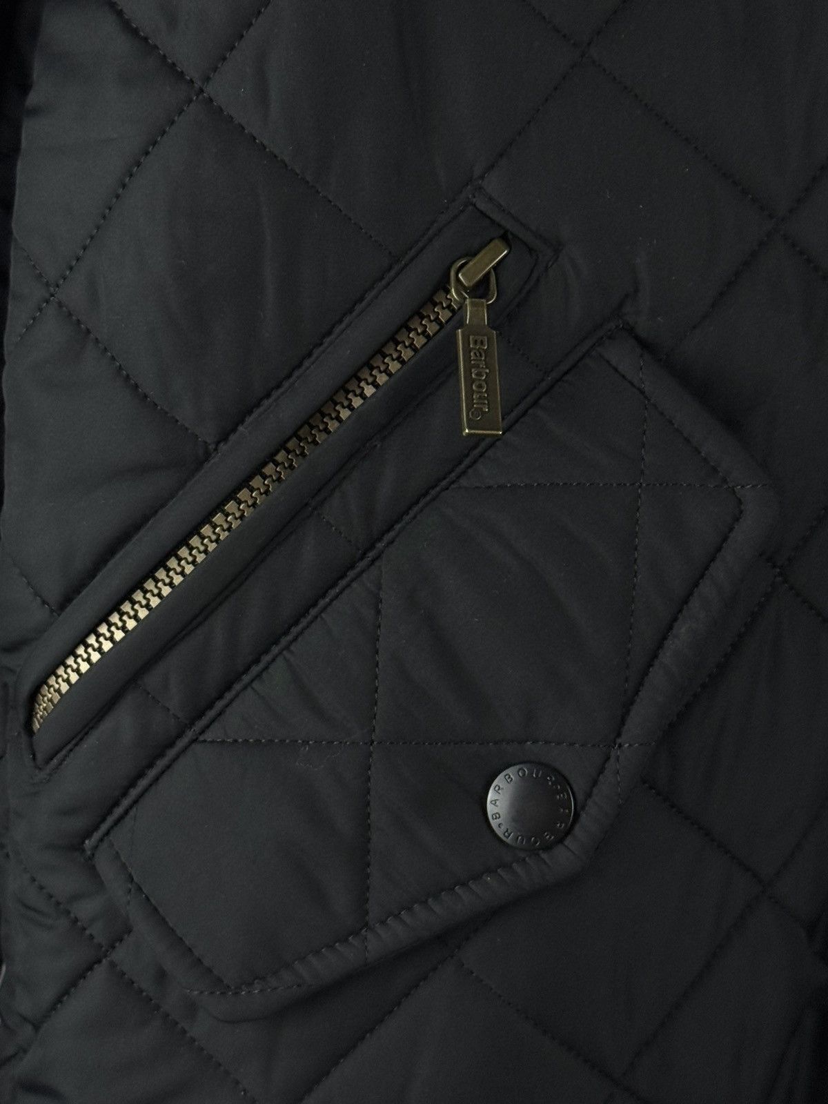 Barbour Barbour Powell Quilt Jacket Black Diamond Quilted Jacket Size US M / EU 48-50 / 2 - 5 Thumbnail