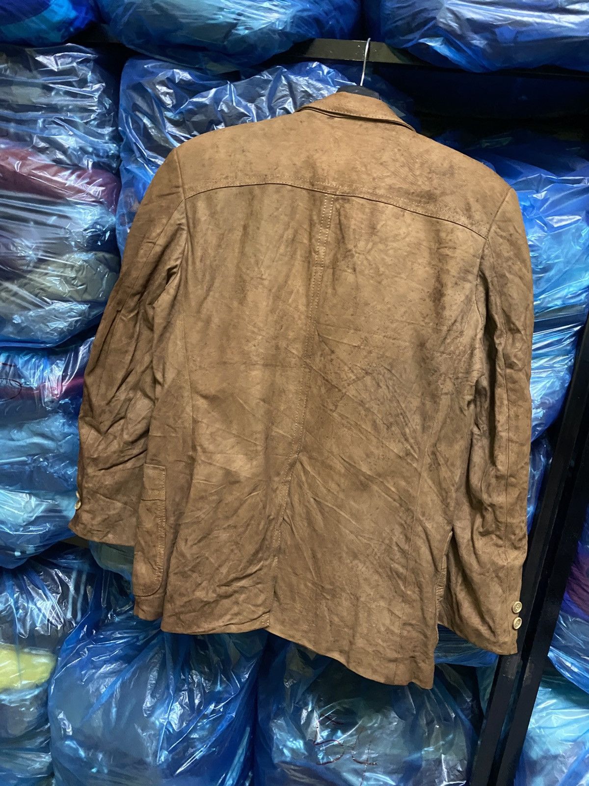 Vintage Vintage Colandy Brown Leather Soft Lambskin Sports Coat Size US M / EU 48-50 / 2 - 10 Thumbnail