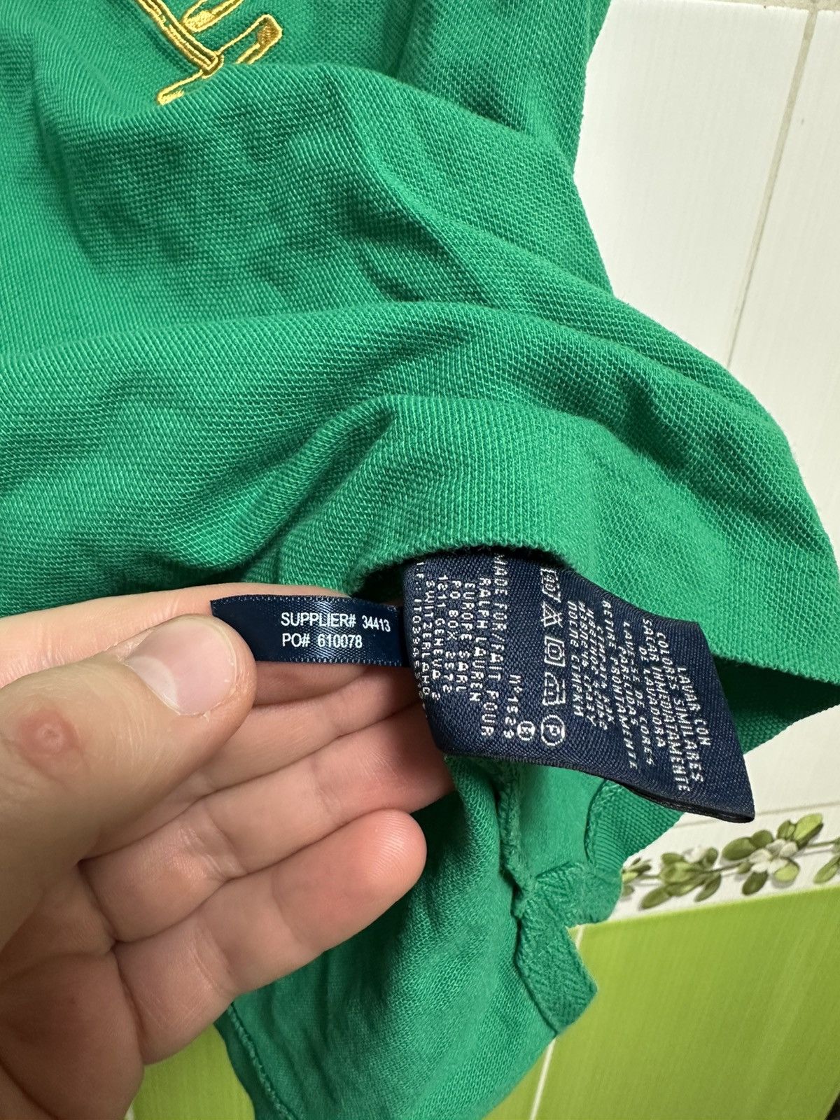 Polo Ralph Lauren × Vintage Ralph Lauren Sport Challenge Cup Green Cotton Polo Women's Size L / US 10 / IT 46 - 7 Thumbnail