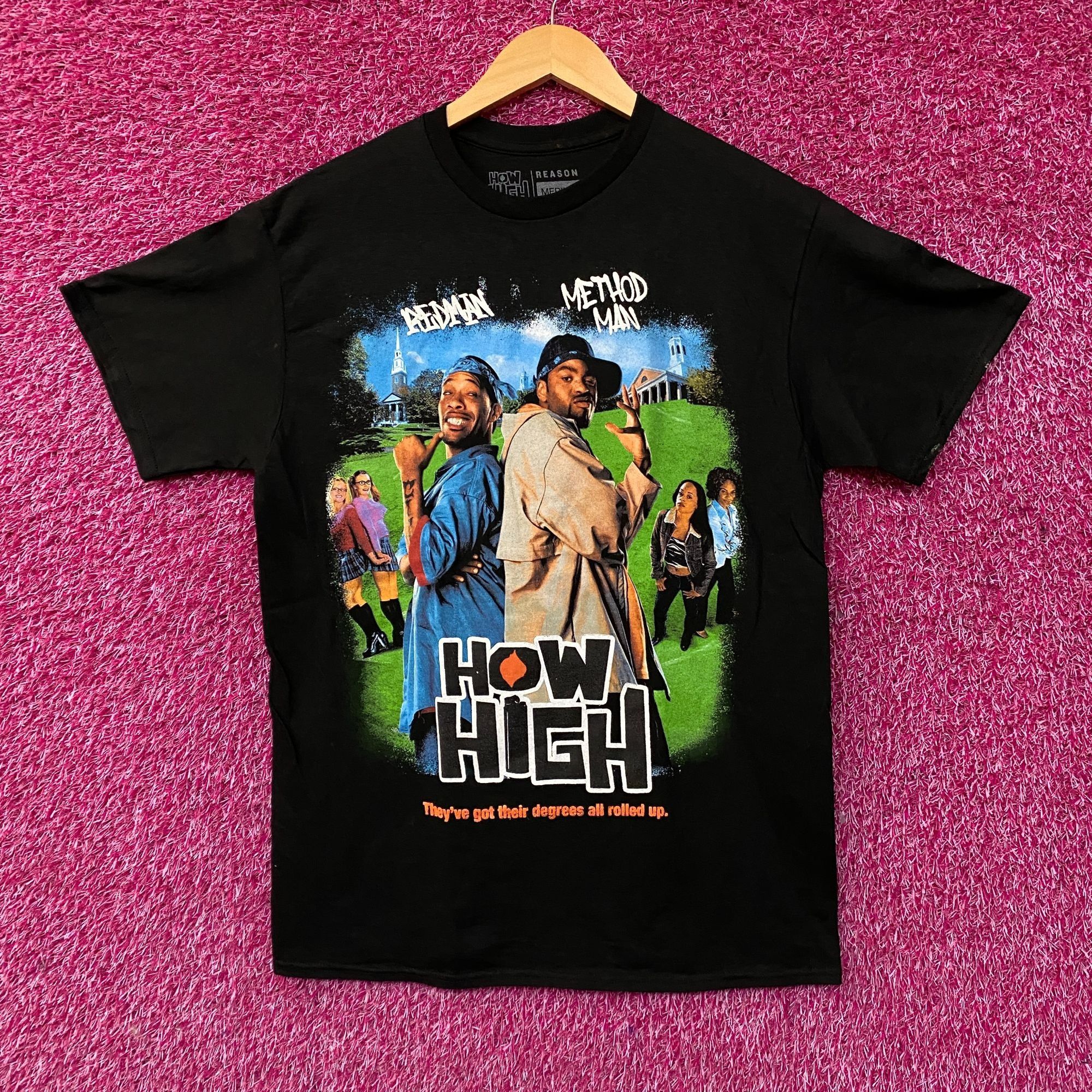 Rap Tees Reason Clothing "How High" Movie Poster T-Shirt Medium Size US M / EU 48-50 / 2 - 1 Thumbnail