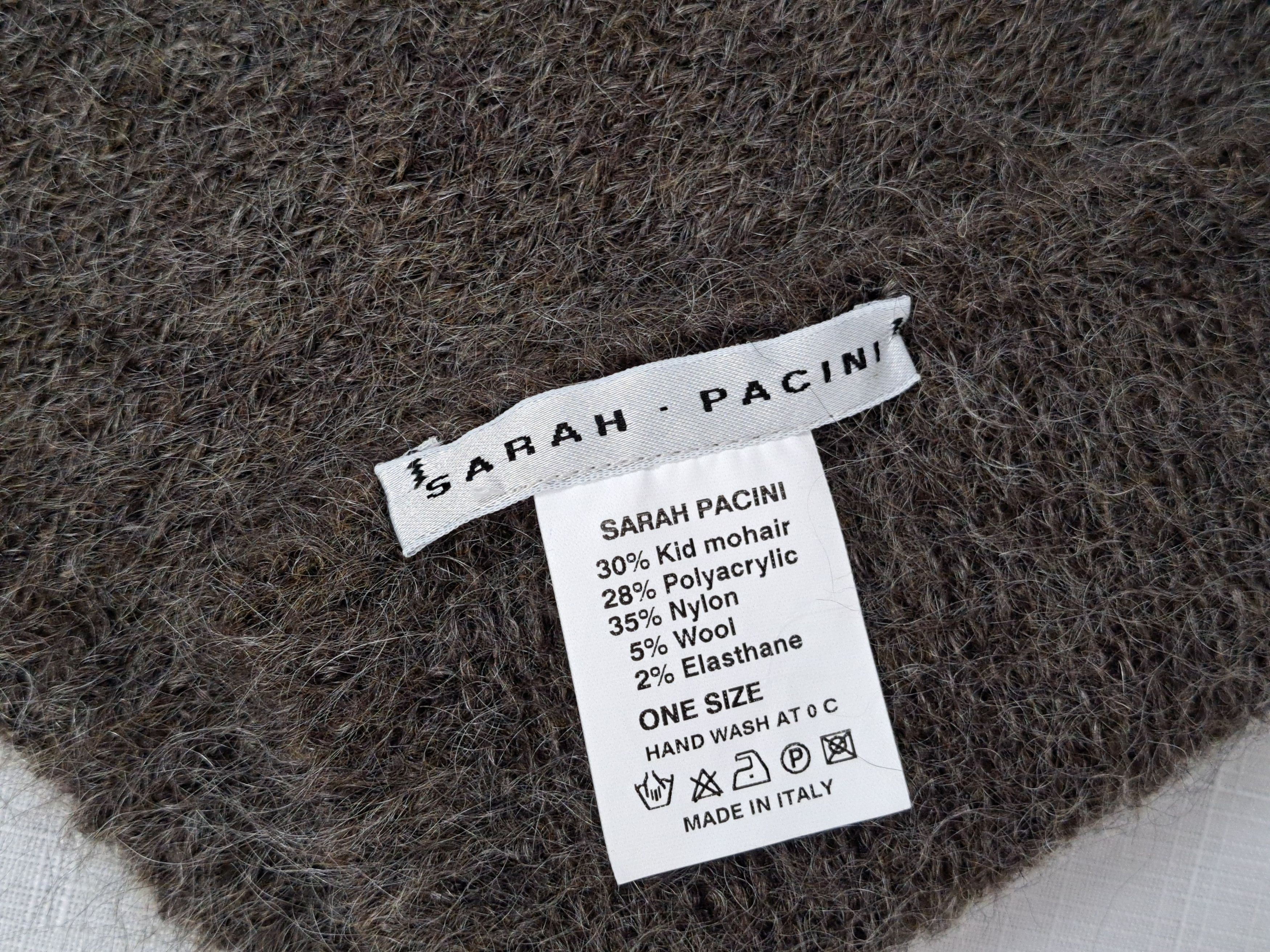 Sarah Pacini Sarah Pacini extra long kid mohair blend knit scarf. Size ONE SIZE - 7 Thumbnail