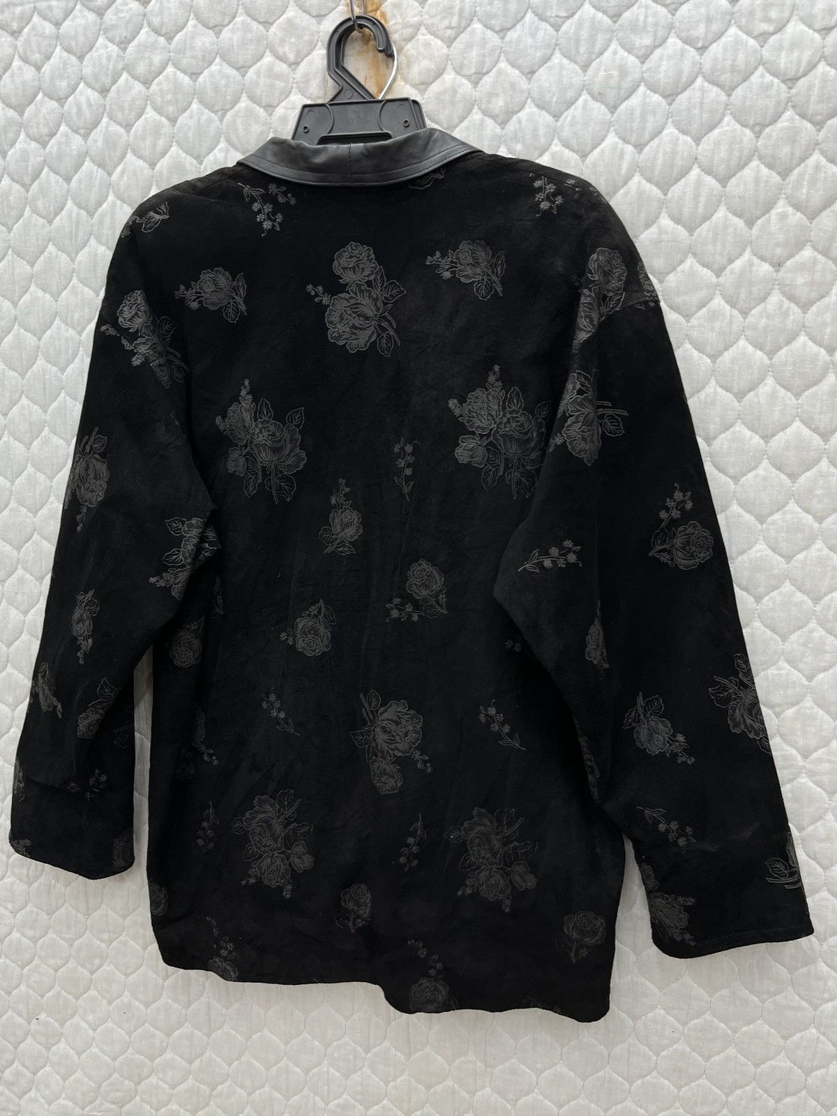 Vintage 🔥🔥🔥ARCHIVE VTG JAPANESE TRADITIONAL FLORAL LEATHER JACKET Size L / US 10 / IT 46 - 6 Thumbnail