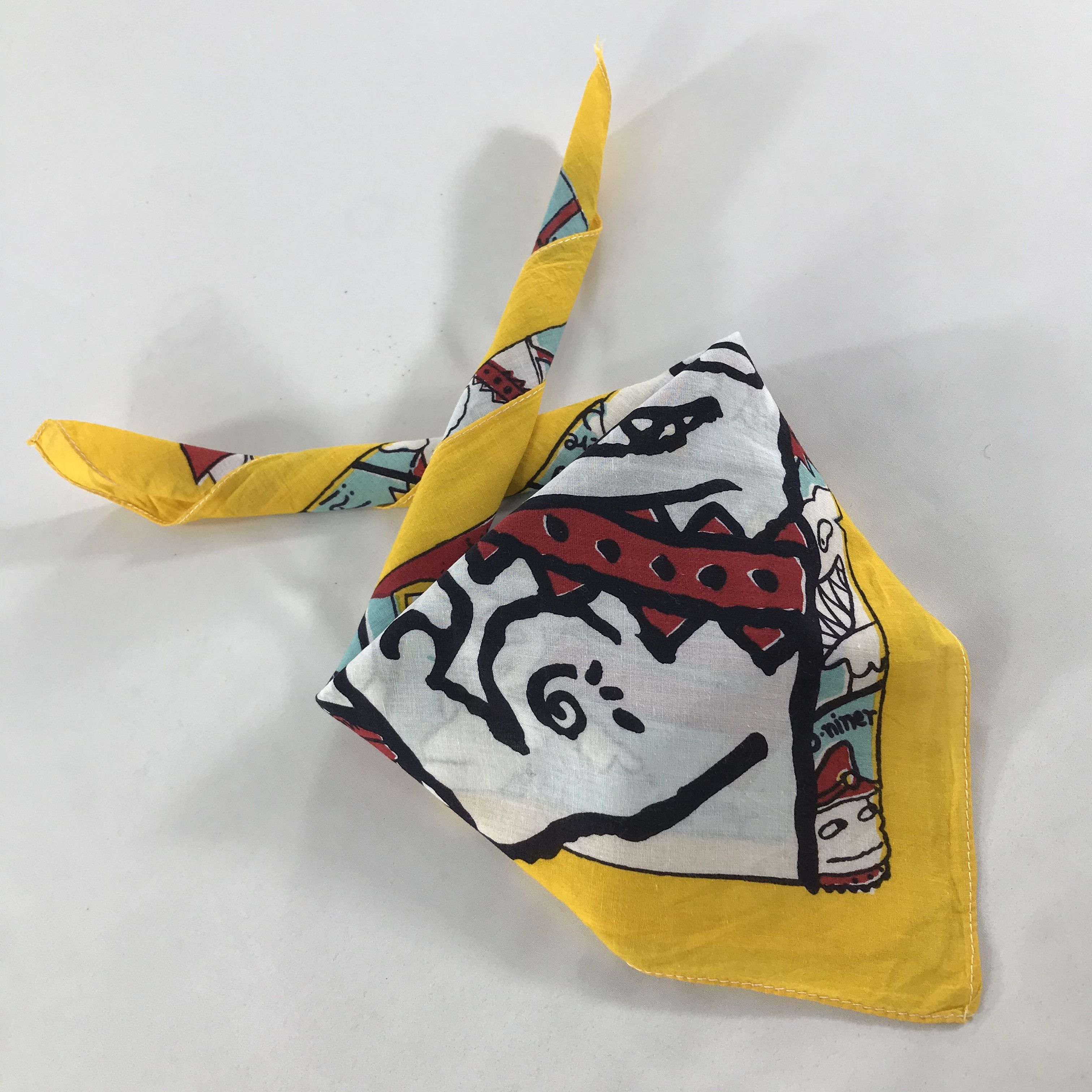 Japanese Brand × Vintage Octopus Army Bandana / Handkerchief / Neckerchief - S1846 Size ONE SIZE - 5 Thumbnail