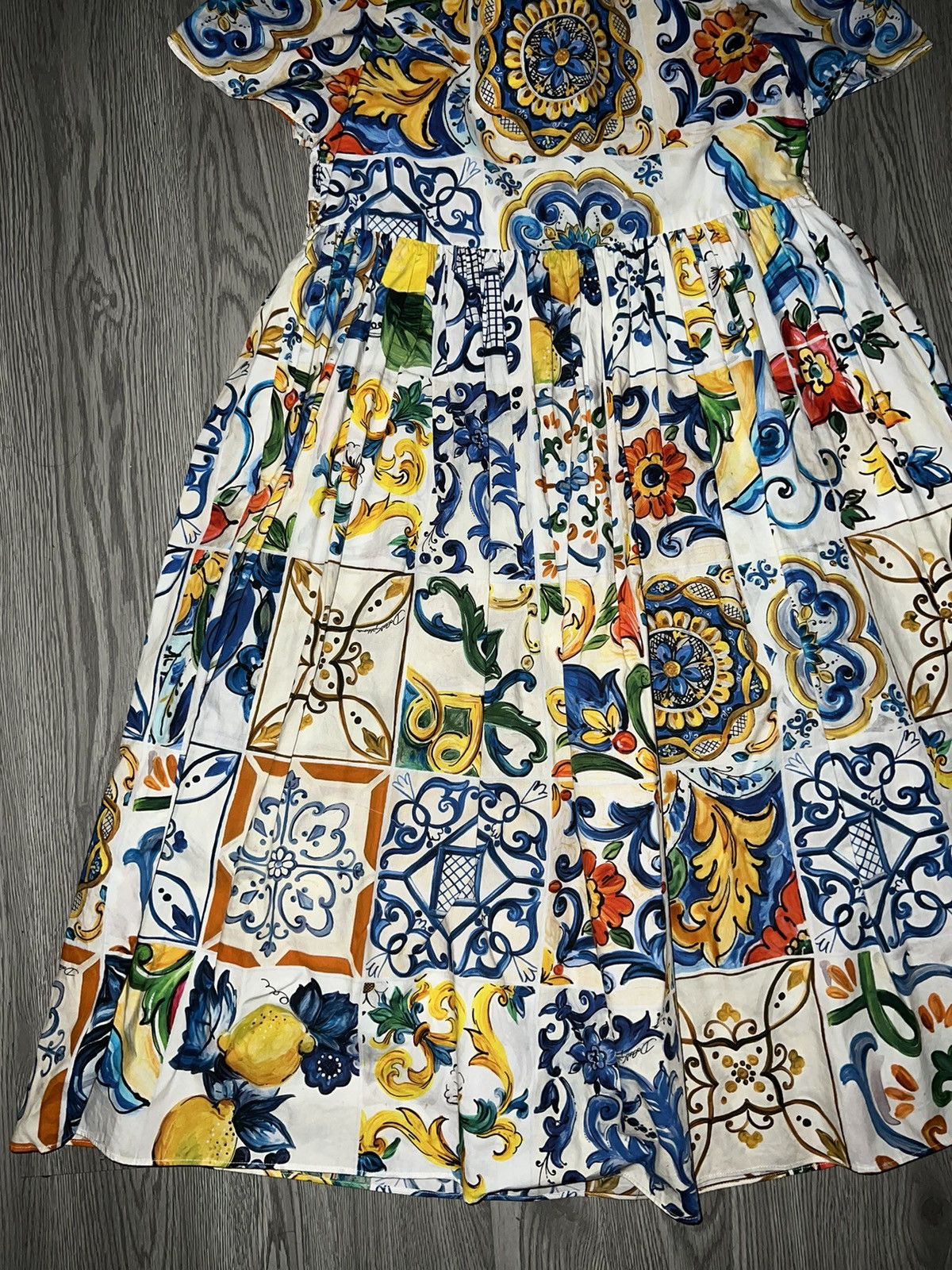 Dolce & Gabbana Dolce&Gabbana I Love Maiolica Dress🌸💖 Size S / US 4 / IT 40 - 7 Thumbnail