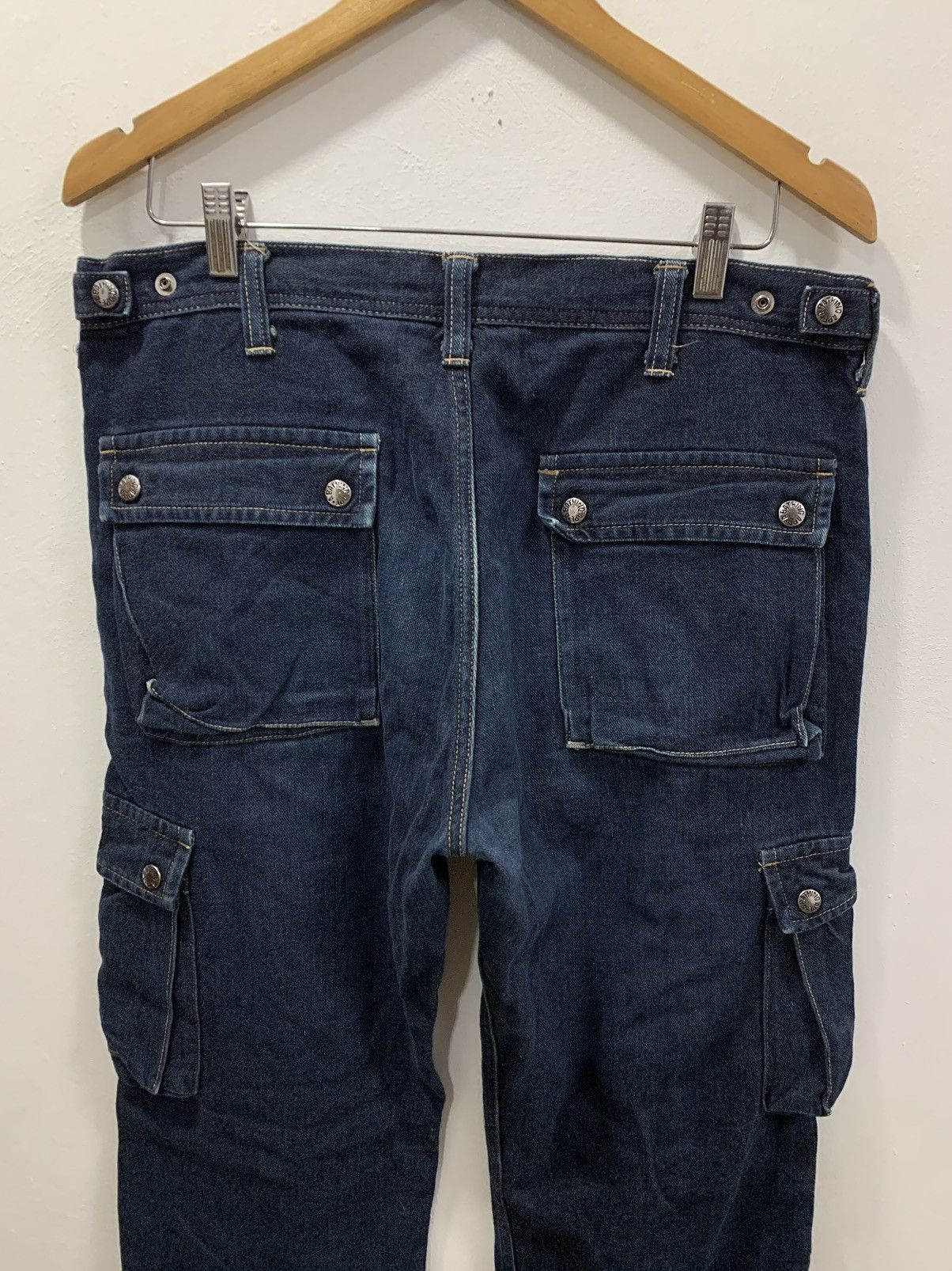 Bape OG BAPE DENIM CARGO PANTS Size US 32 / EU 48 - 14 Thumbnail