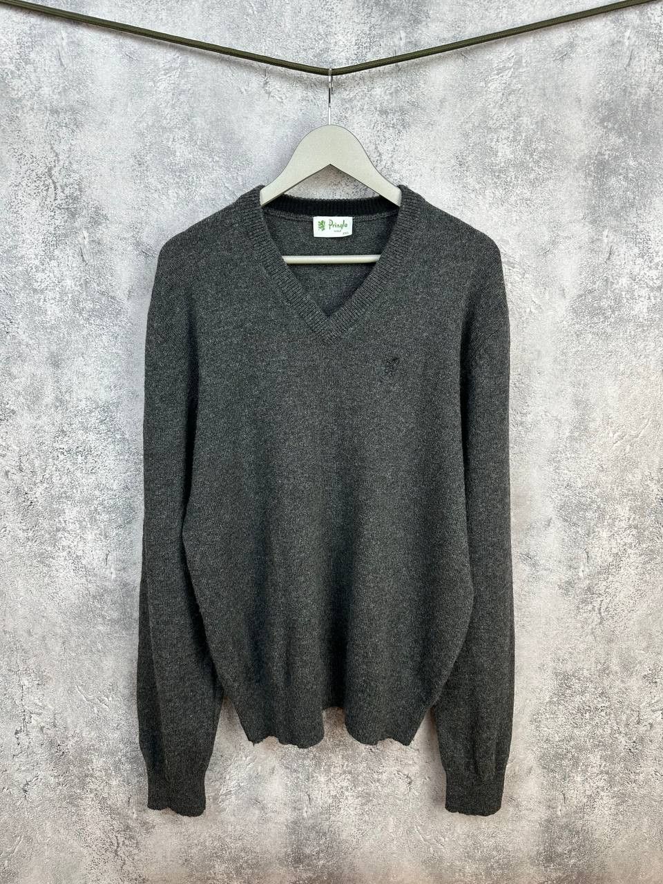Pringle Of Scotland Pringle of Scotland GOLF Glebe Pure New Wool Sweater Dark Size US XXL / EU 58 / 5 - 1 Thumbnail