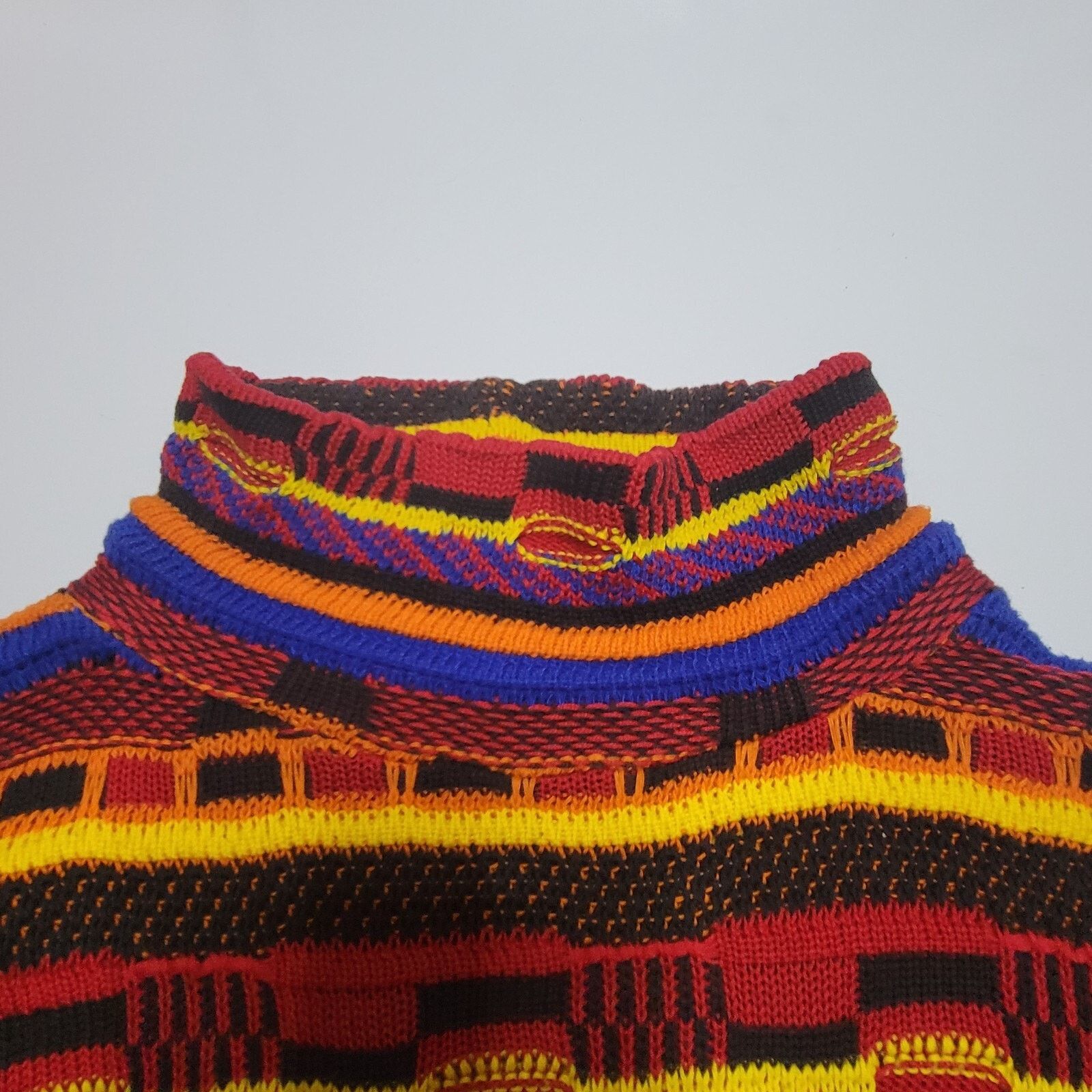 Vintage VINTAGE LEONIAK COOGI STYLE 3D KNIT PULLOVER SWEATER Sz S Size US S / EU 44-46 / 1 - 8 Thumbnail