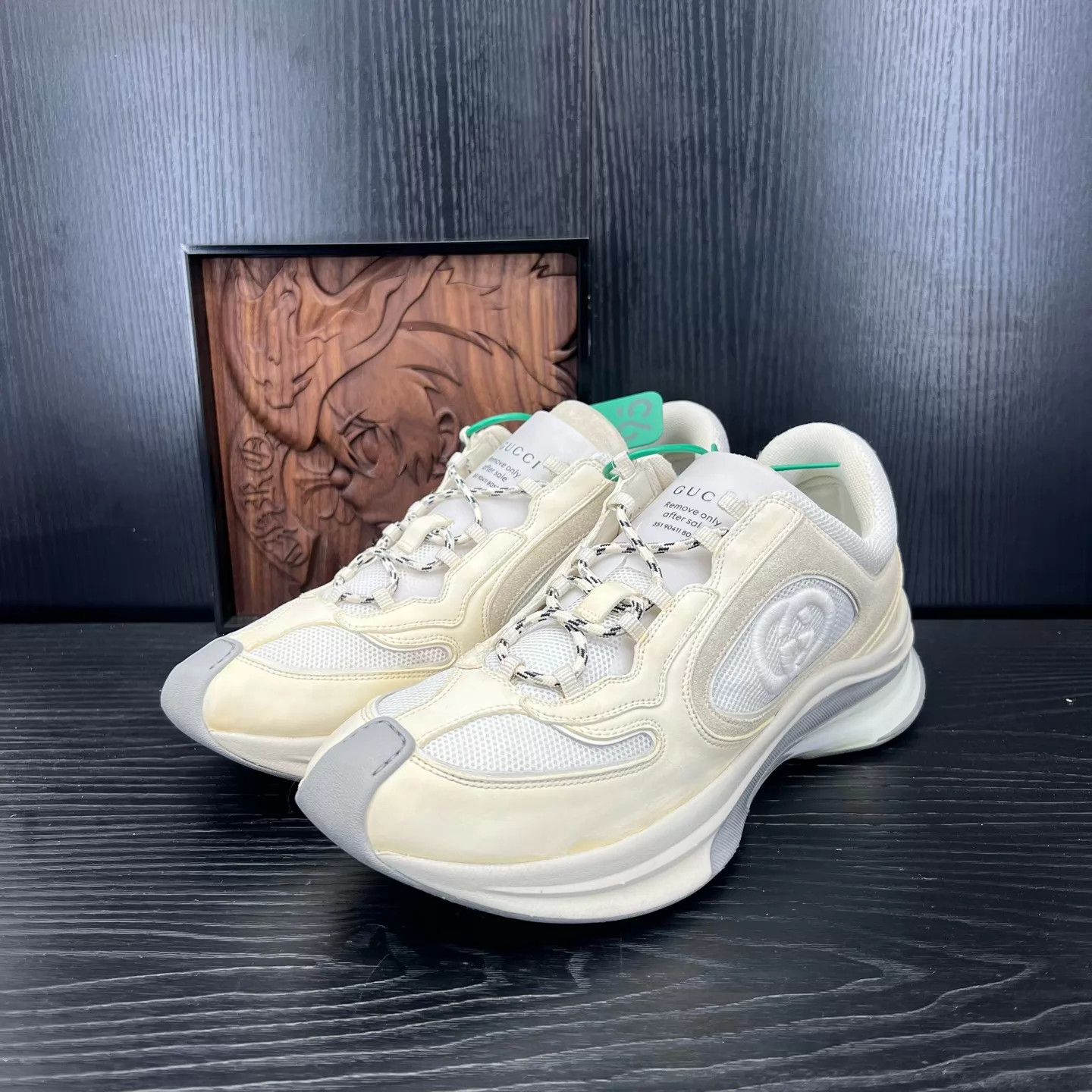 Gucci Gucci Run White 44.5 Near New Size US 11.5 / EU 44-45 - 1 Thumbnail