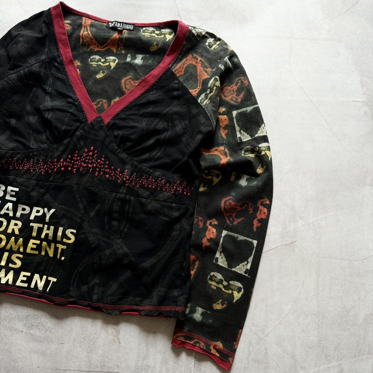 Hysteric Glamour Y2K Abstract Hysteric Glamour Vibe Long Sleeve Cop Copine Size L / US 10 / IT 46 - 5 Thumbnail