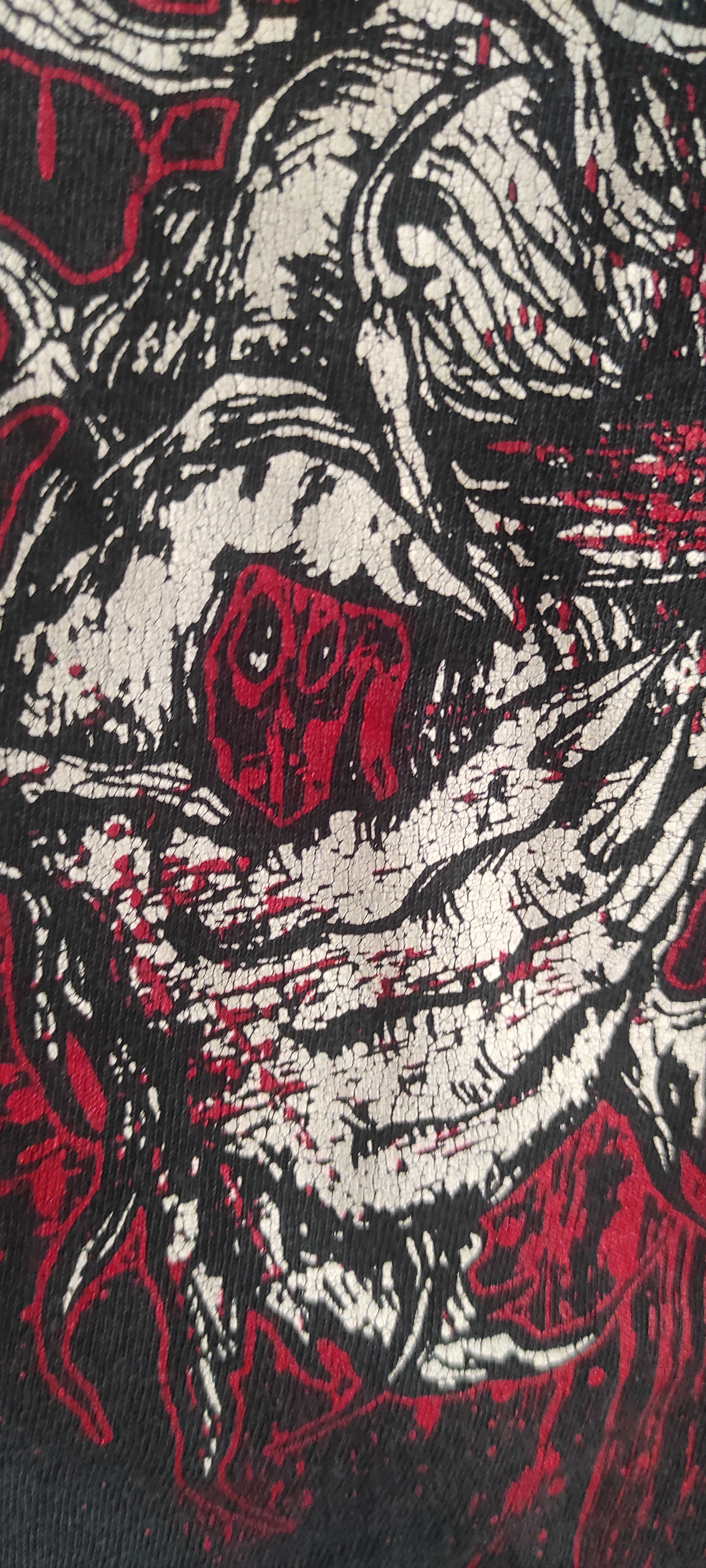Gildan × Vintage VTG Gildan Graphic Skull Skeleton T shirt Skill To Kill Size US L / EU 52-54 / 3 - 8 Thumbnail