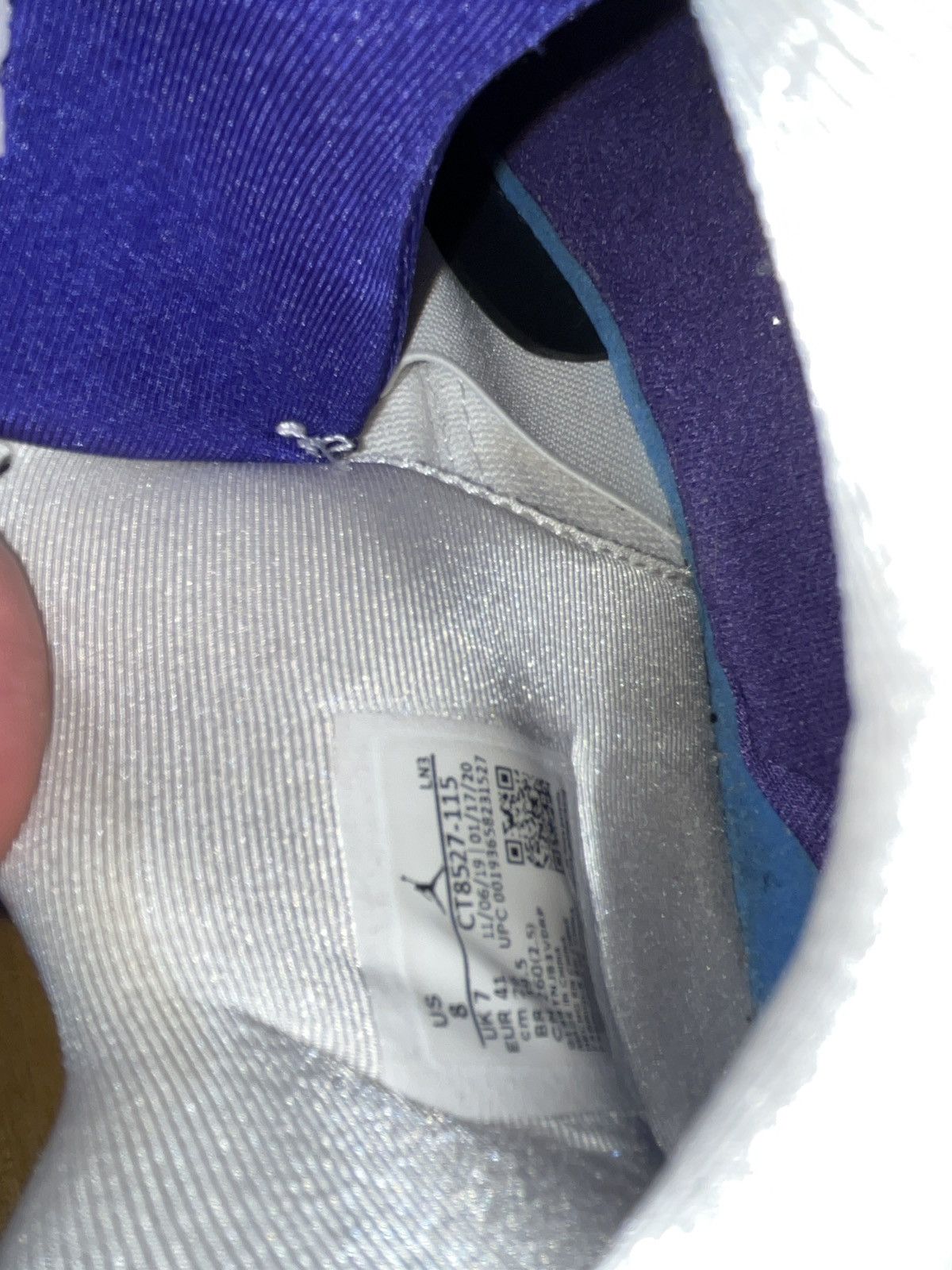 Jordan Brand Jordan 4 Metallic Purple Size US 8 / EU 41 - 6 Thumbnail