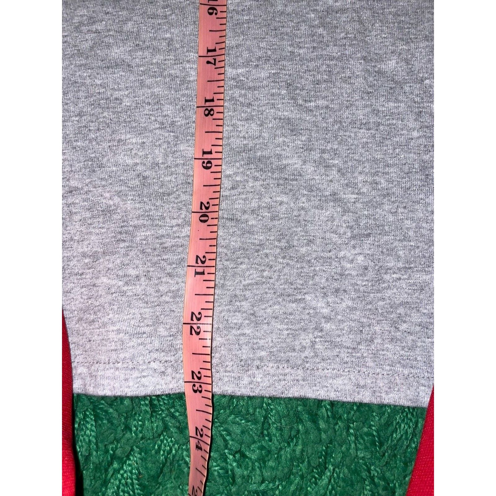Fruit Of The Loom Vintage Womens Navy Crop Top Gray Shirt Tee Women Medium Size M / US 6-8 / IT 42-44 - 7 Thumbnail